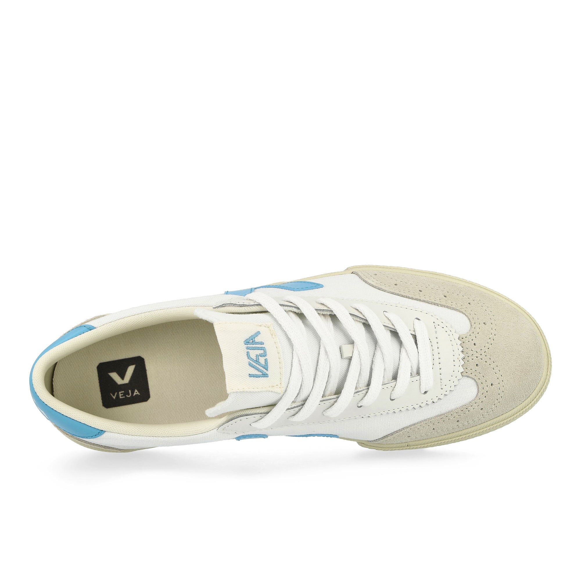 Veja Volley Canvas White / Aqua Low Top Sneakers Detailfoto | Overkill