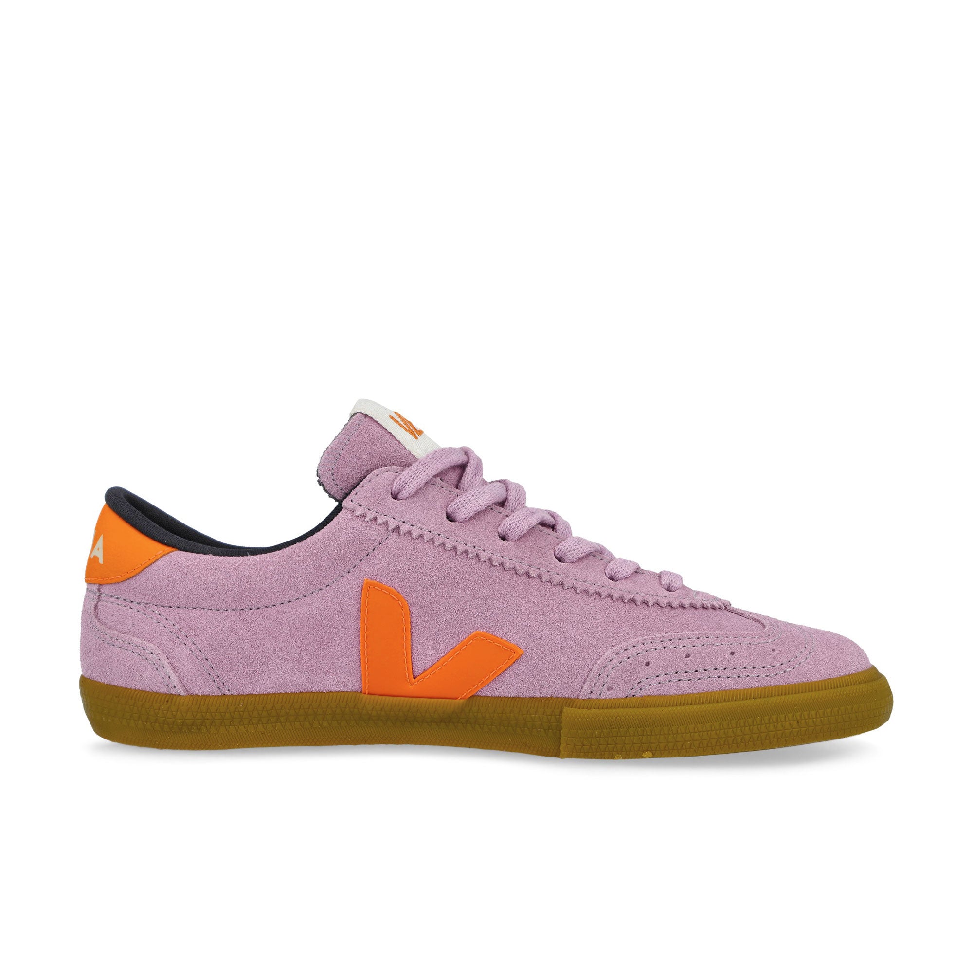Veja Volley Suede Orchid / Fury Natural Low Top Sneakers VO0320887A Silhouette | Overkill