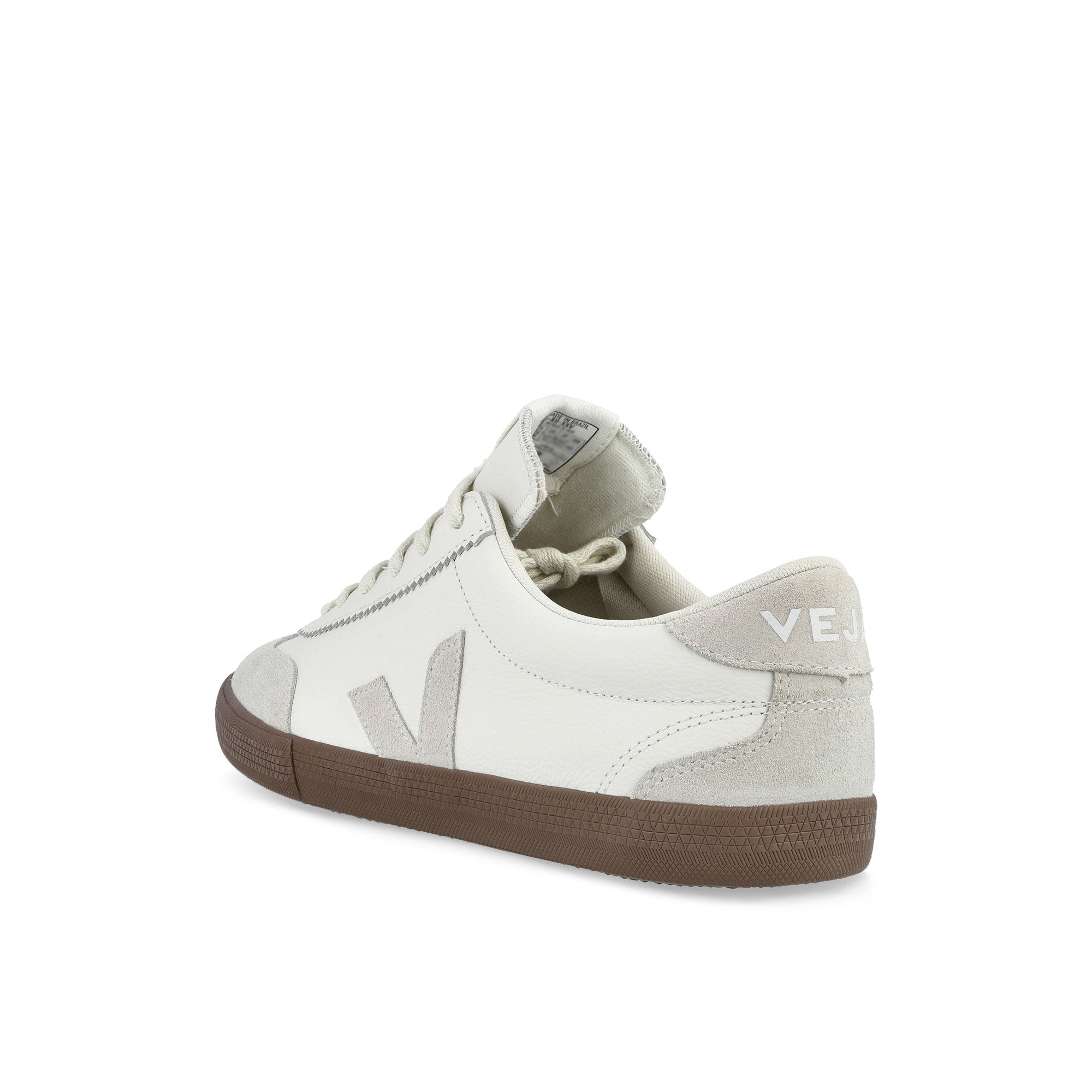 Veja Volley O.T. Leather White / Natural Bark Low Top Sneakers VO2021383A Material | Overkill