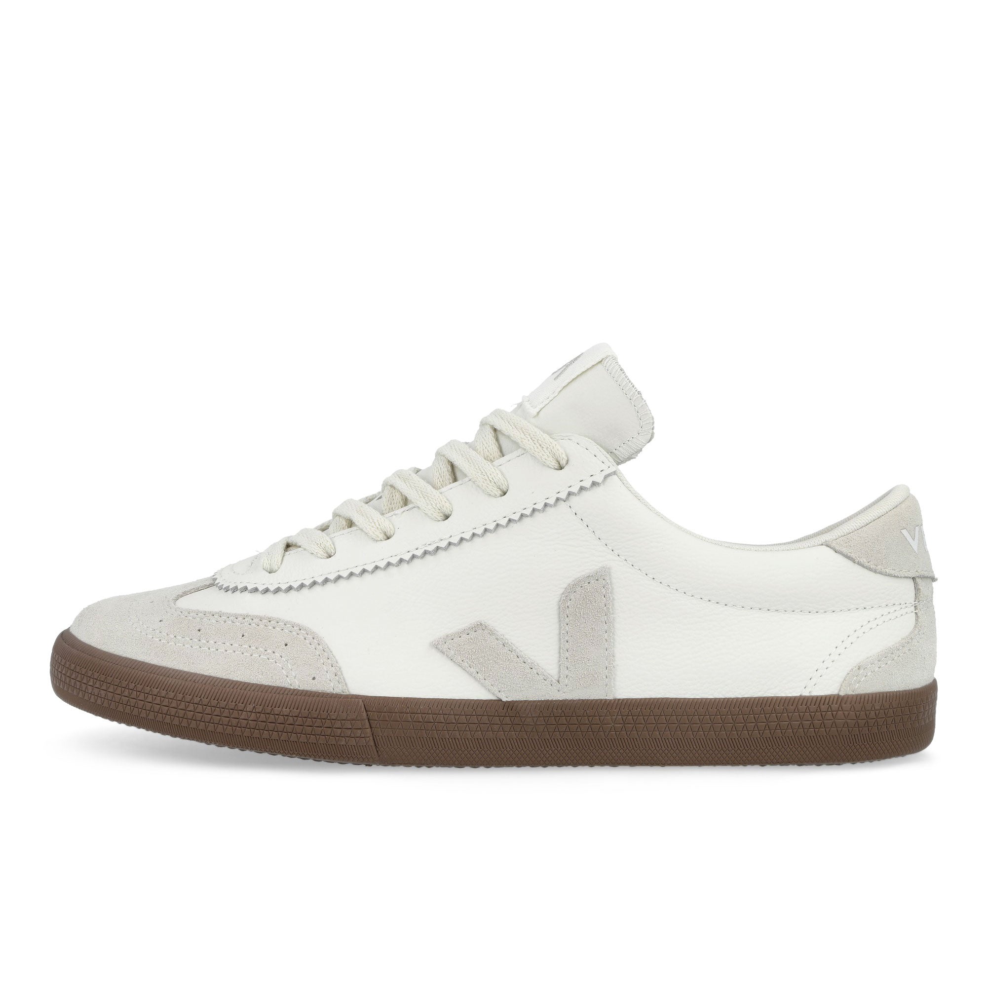Veja Volley O.T. Leather White / Natural Bark Low Top Sneakers VO2021383B | Overkill