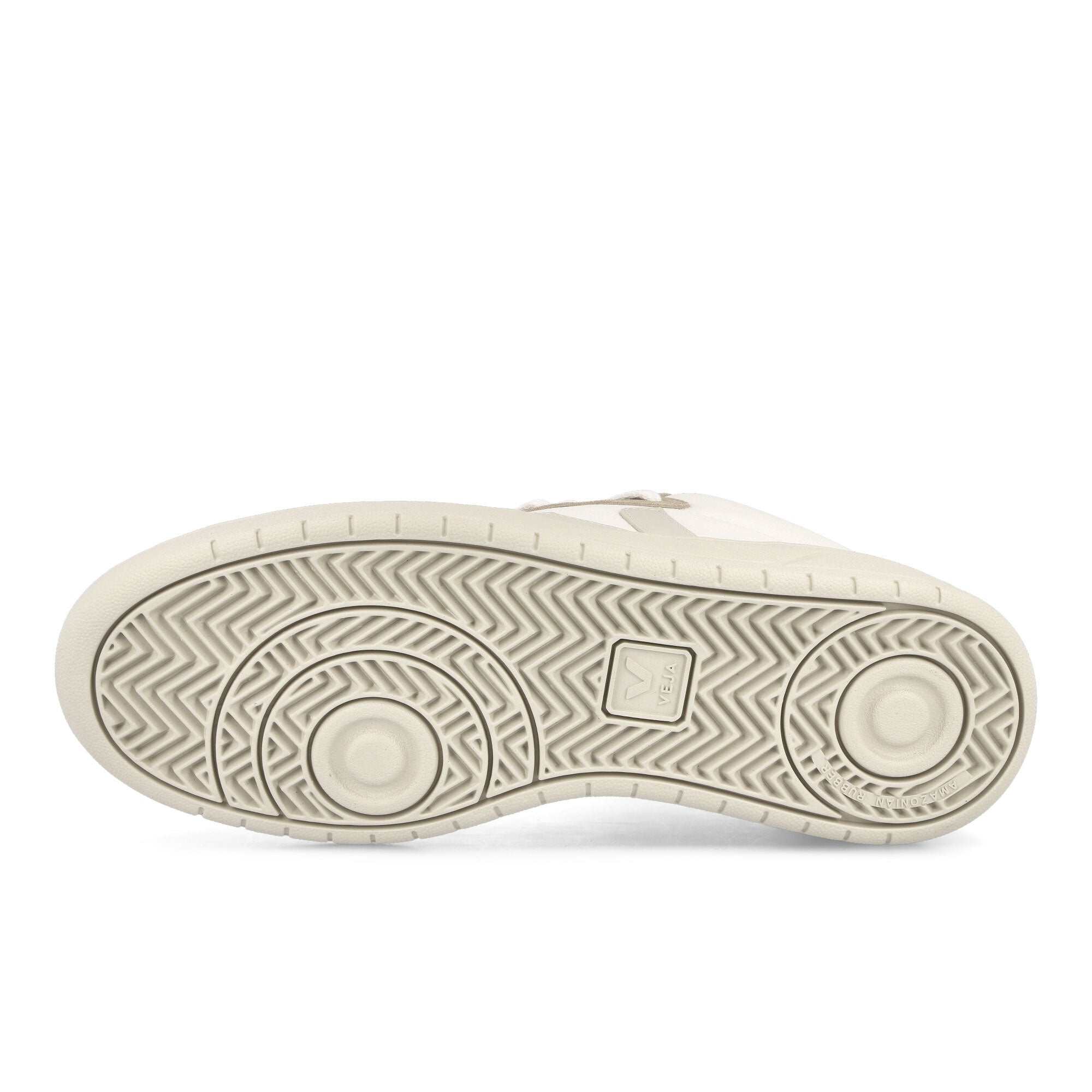 Veja V-15 Chromefree Leather Extra White-Pierre Sahara High Top Sneakers Detail View 1 | Overkill