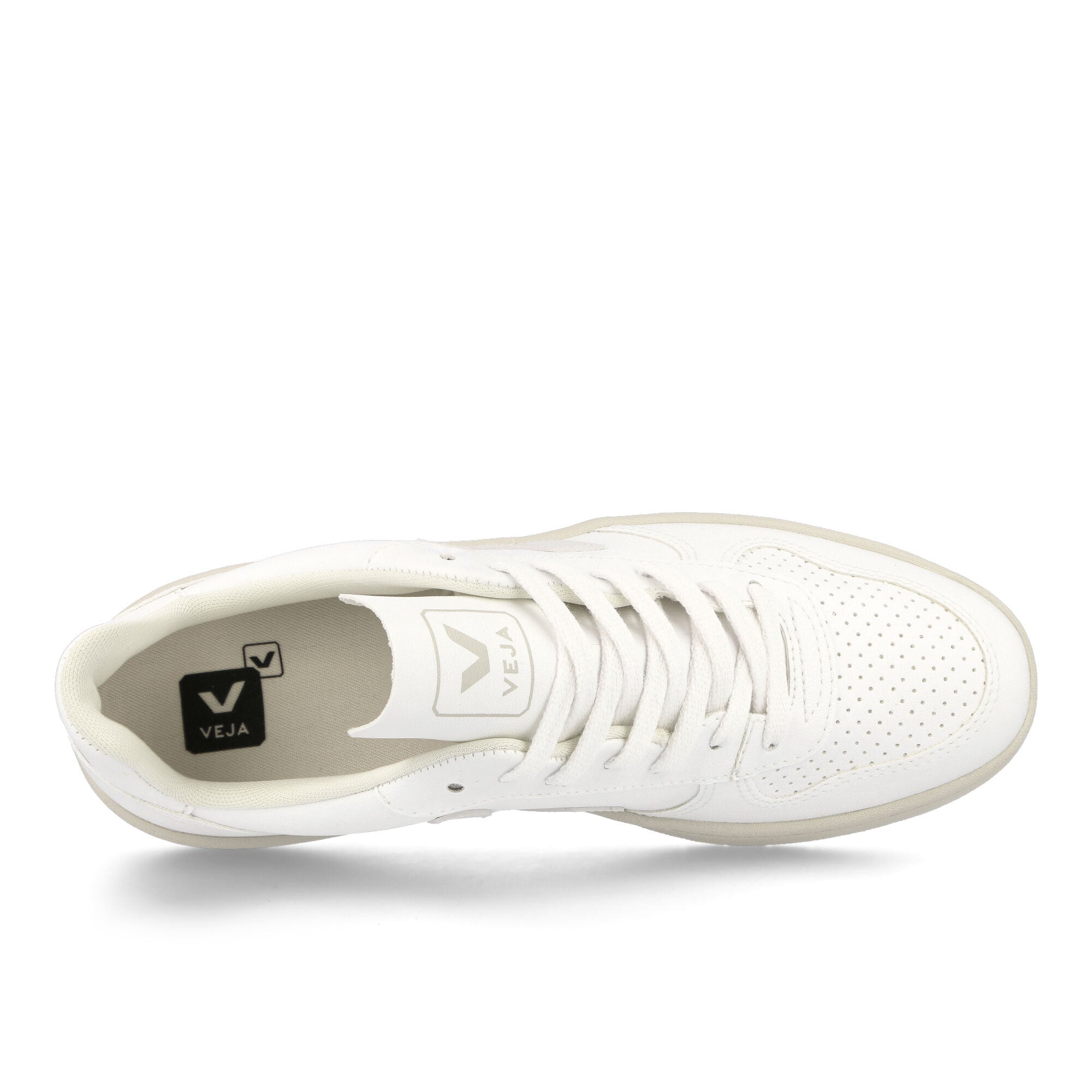 Veja V-10 CWL Full White Low Top Sneakers Detailfoto | Overkill