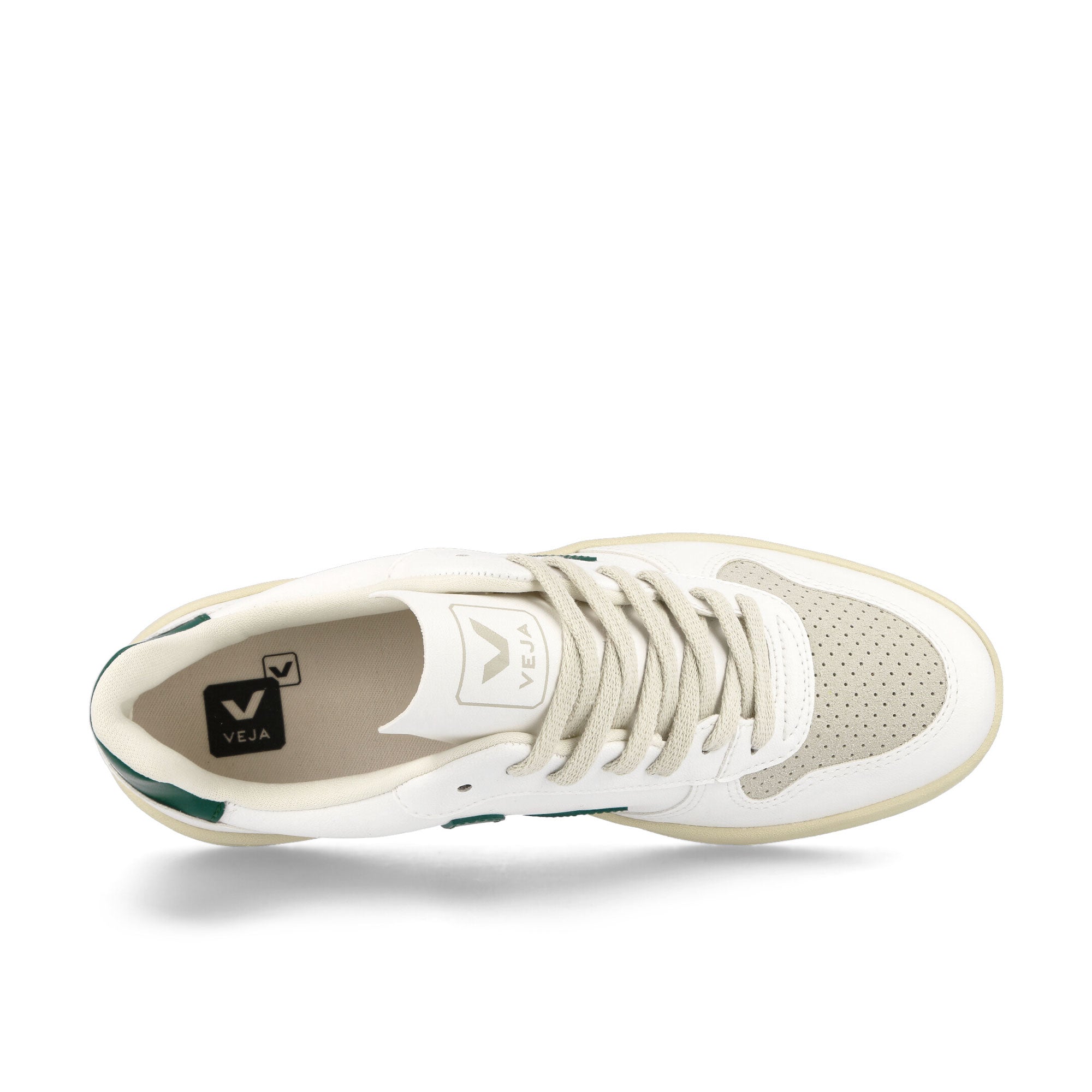 Veja W V-10 CWL White Orange - Flou Low Top Sneakers Detailfoto | Overkill