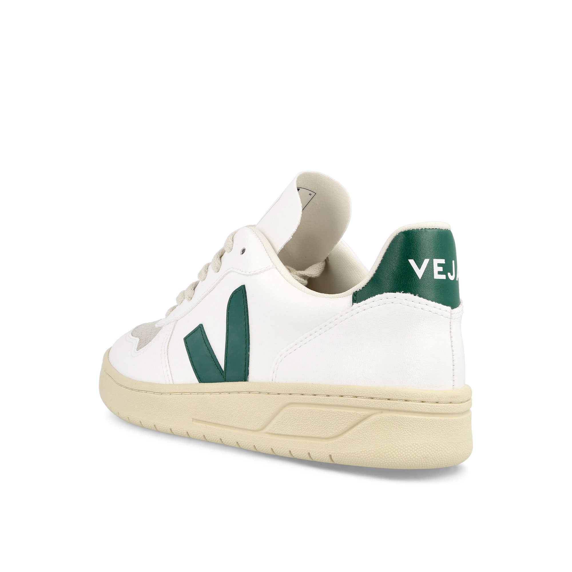 Veja V-10 CWL White Brittany Low Top Sneakers Material | Overkill