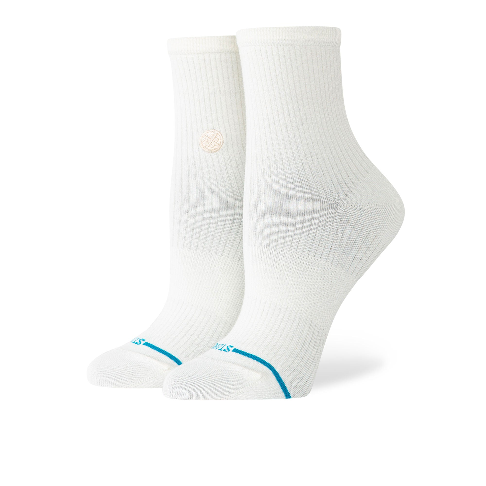 Stance Wmns Fine Rib Quarter Socks Ivory Socks W316B26FIN-IVO | Overkill