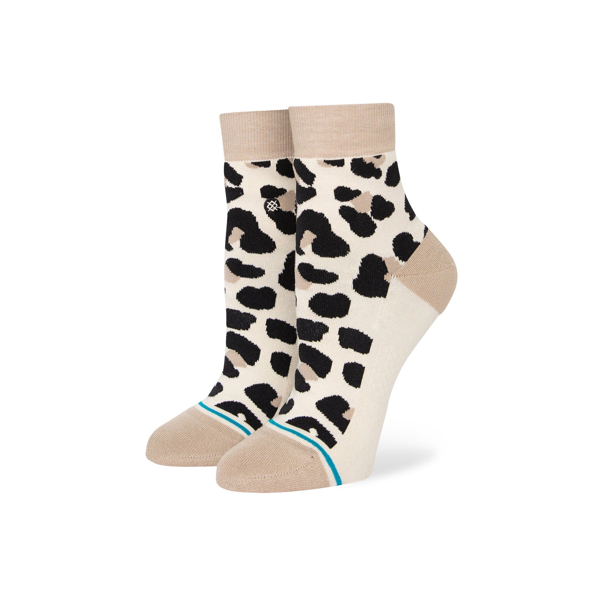 Stance Wmns Spot On QTR Socks Leopard Socks W345A23SPO-LEO | Overkill
