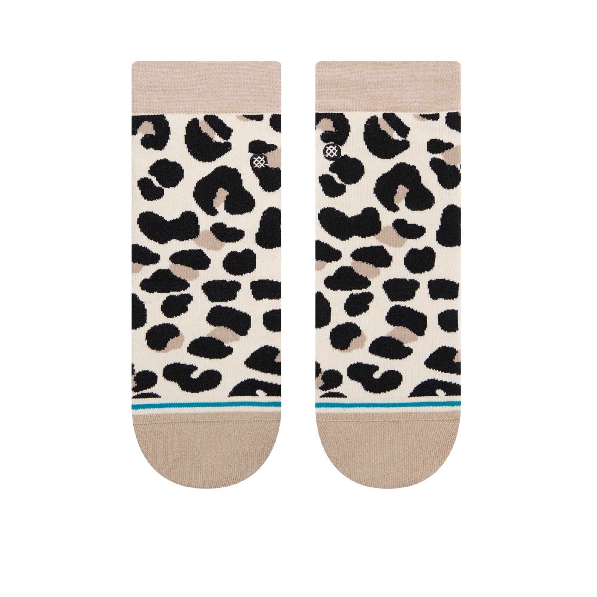Stance Wmns Spot On QTR Socks Leopard Socks Material | Overkill
