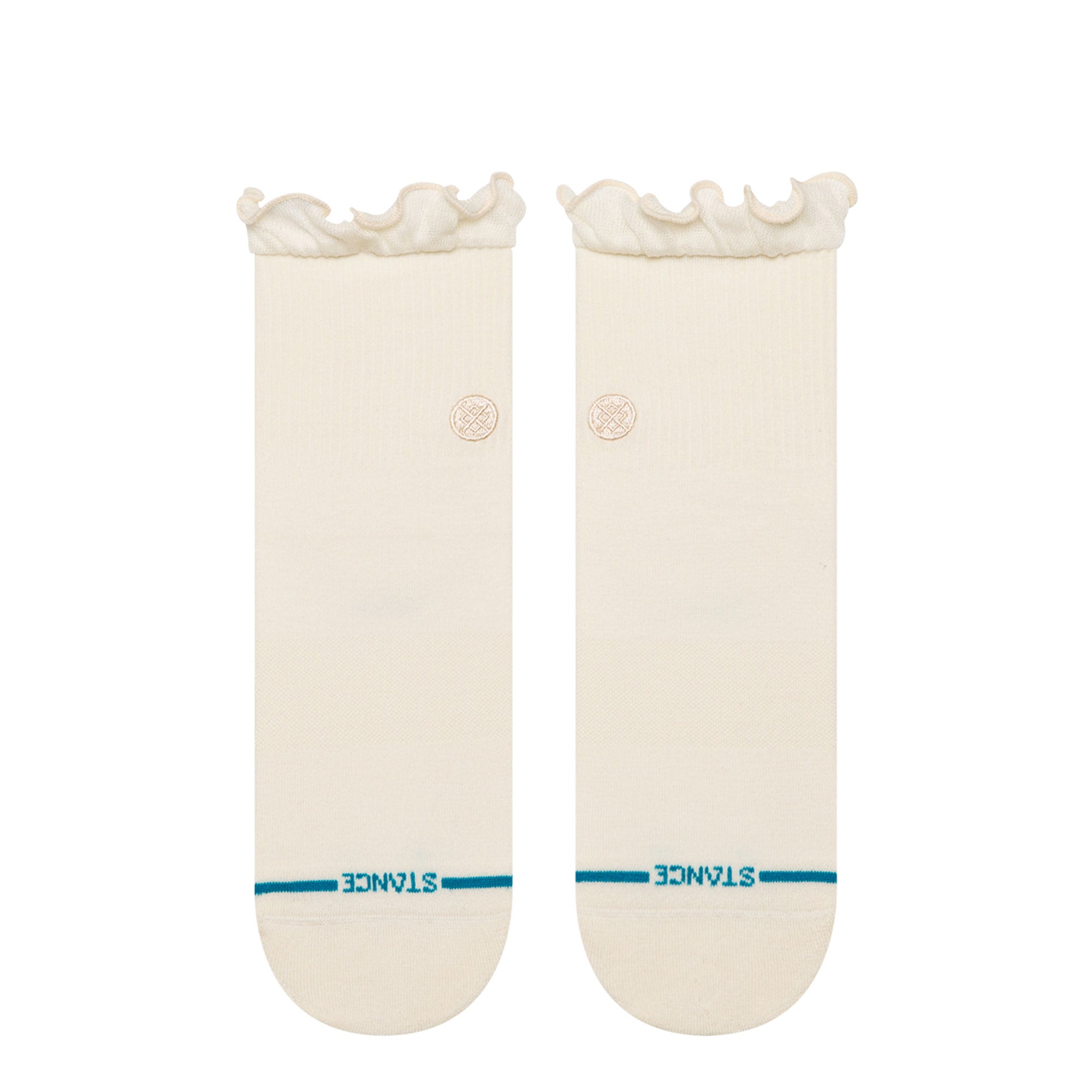 Stance Ruffle Icon Quarter Socks Ivory Socks W345BD25RU-IVO Detailfoto | Overkill