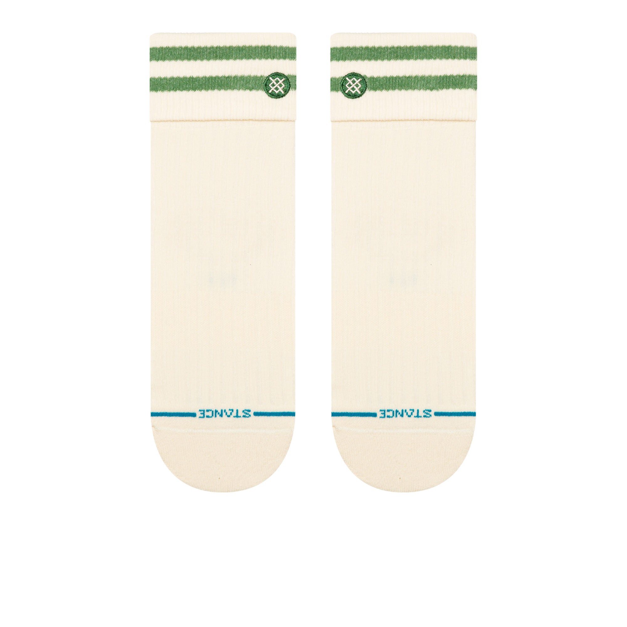 Stance Wmns Roll Cuff Quarter Socks Green Socks Material | Overkill