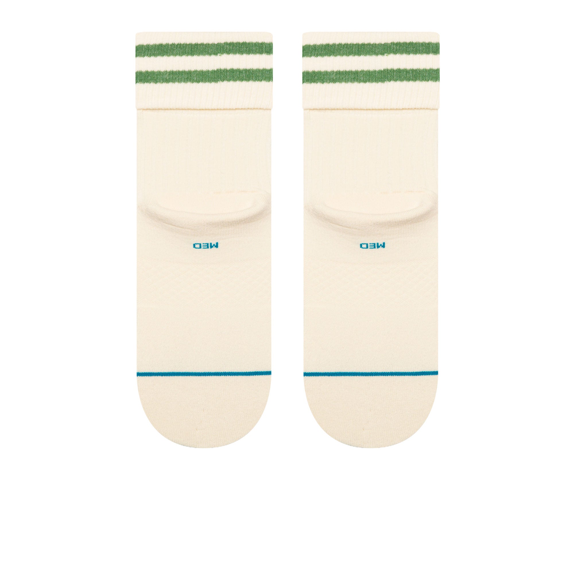 Stance Wmns Roll Cuff Quarter Socks Green Socks Close-up | Overkill