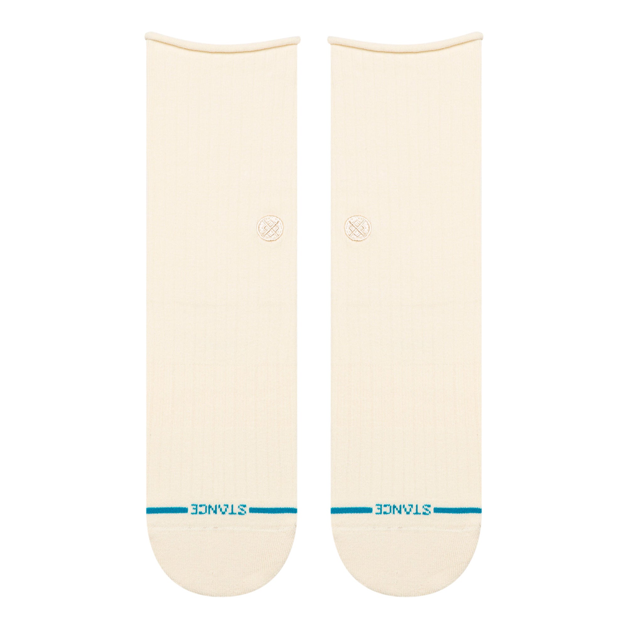 Stance Wmns Rolled Cuff Quarter Socks Ivory Socks W346C25ROL-IVO Close-up | Overkill