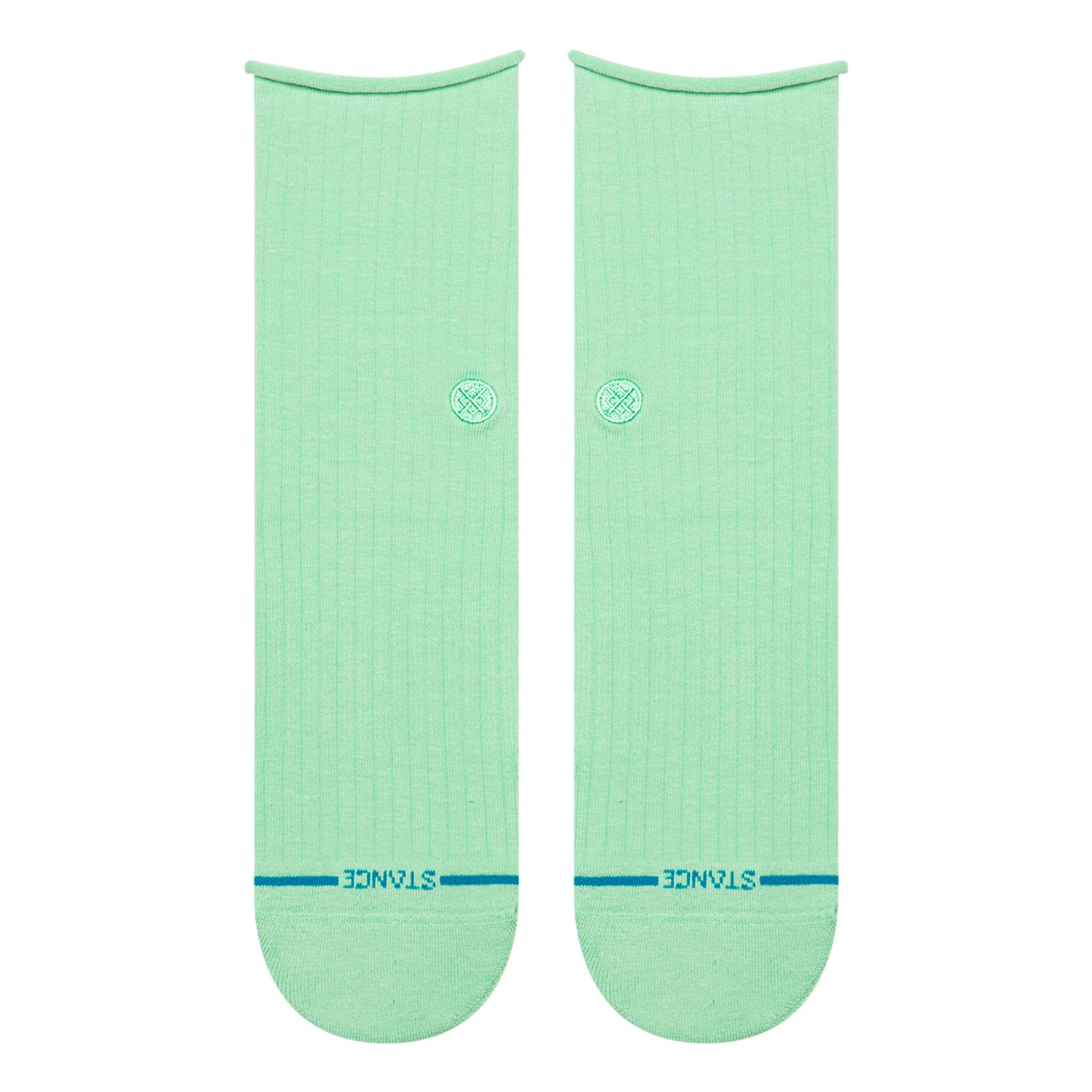 Stance Wmns Rolled Cuff Quarter Socks Jade Socks W346C25ROL-JAD Close-up | Overkill