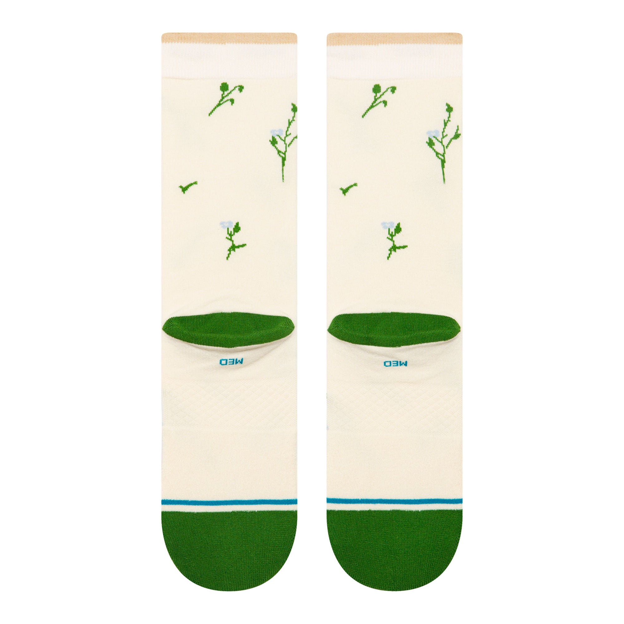 Stance Wmns Wildflower Crew Socks Ivory Socks W545C25WIL-IVO Detailfoto | Overkill