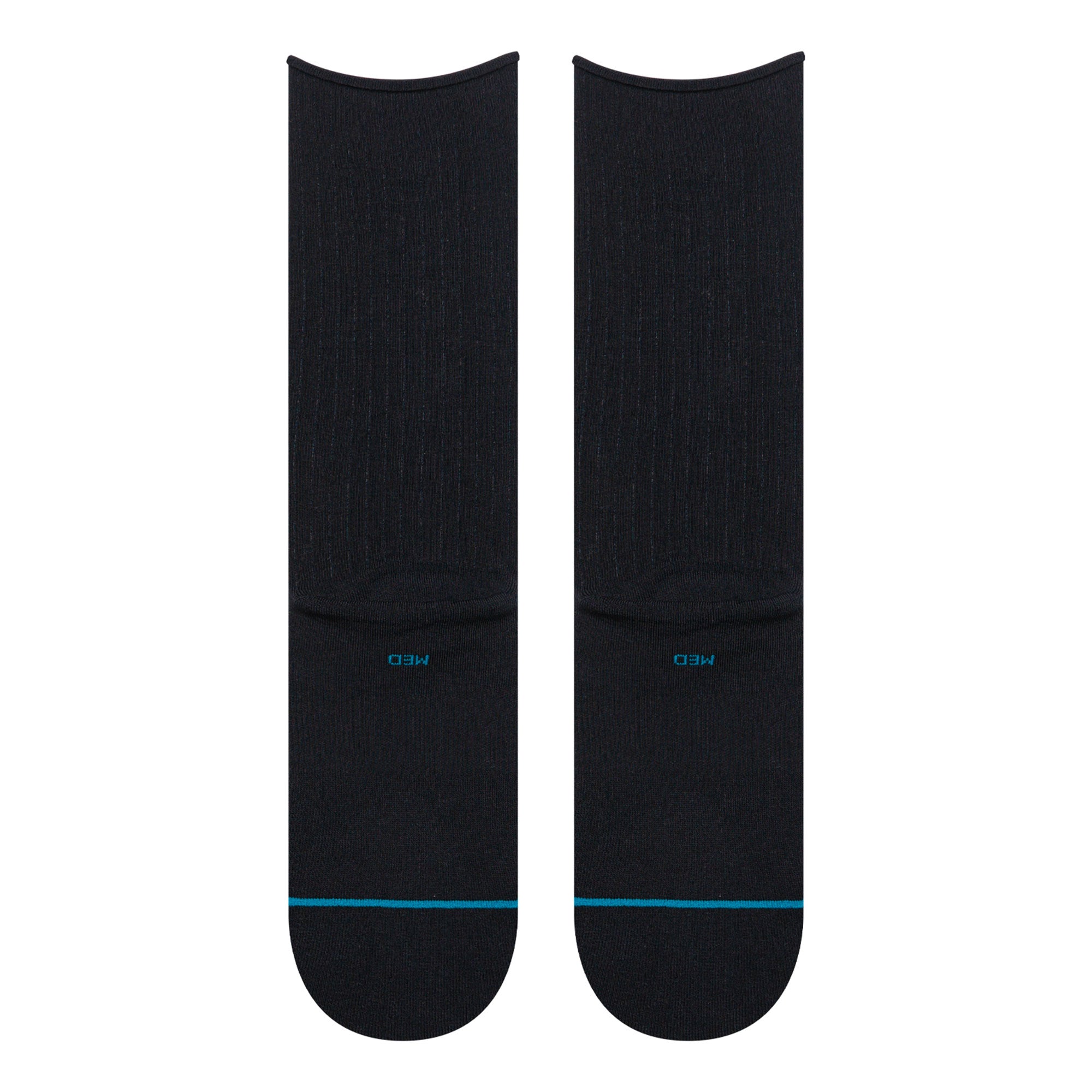 Stance Wmns Rolled Solid Crew Socks Black Socks W546C25ROL-BLK Detailfoto | Overkill