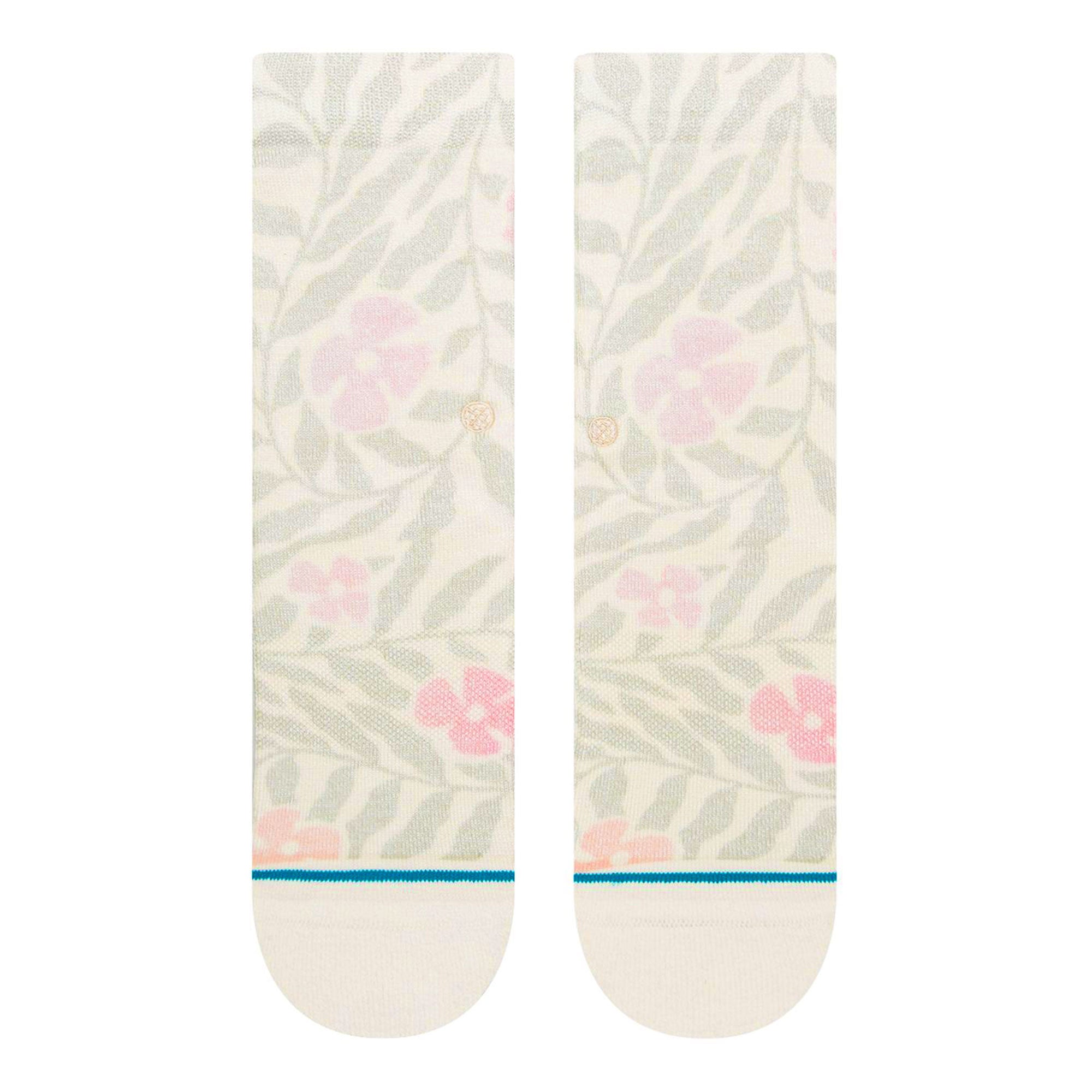 Stance Wmns Wiggles N Squiggles Crew Socks Off White Socks Material | Overkill