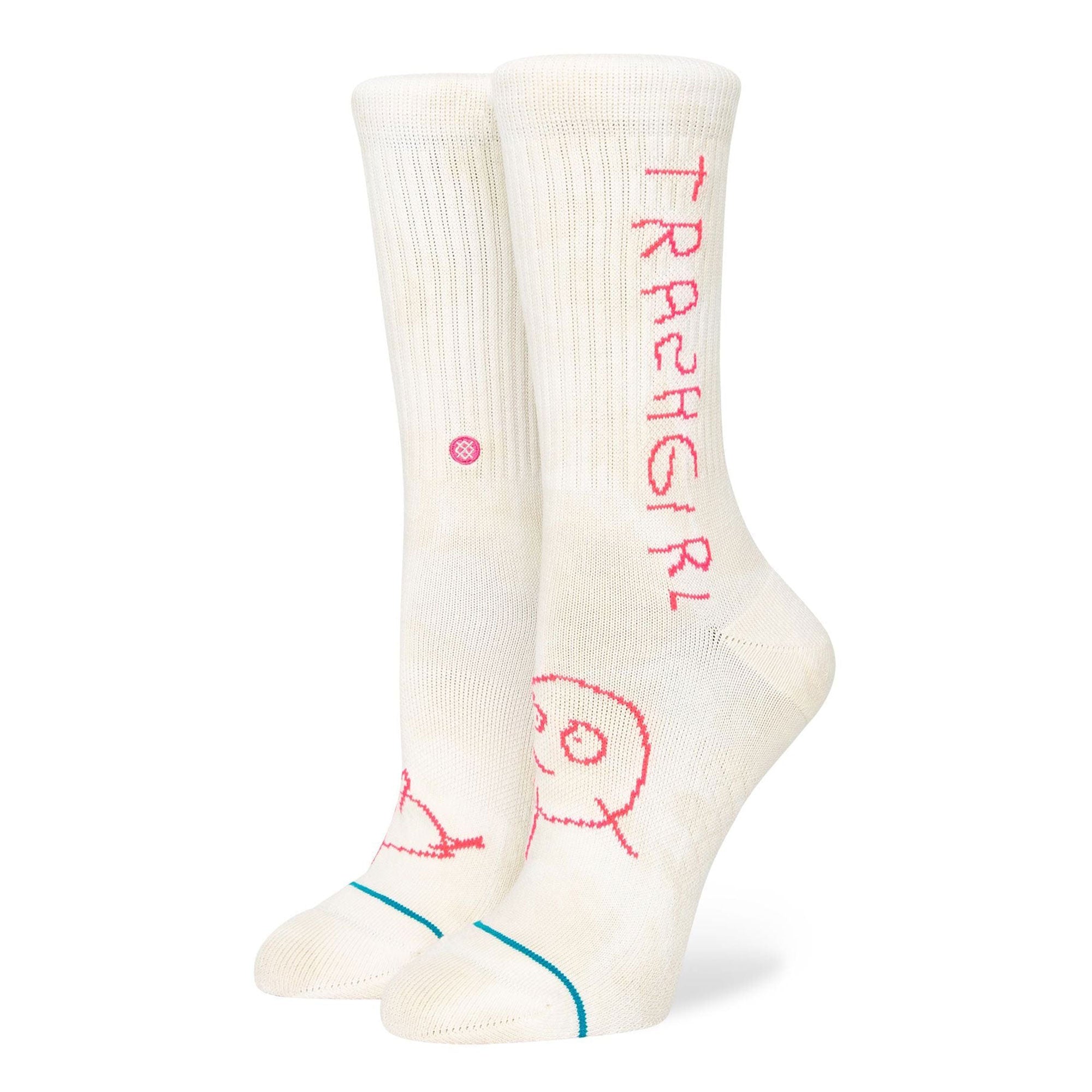 Stance Wmns Trashgirl Socks Off White Socks W556B23TRA-OFW | Overkill