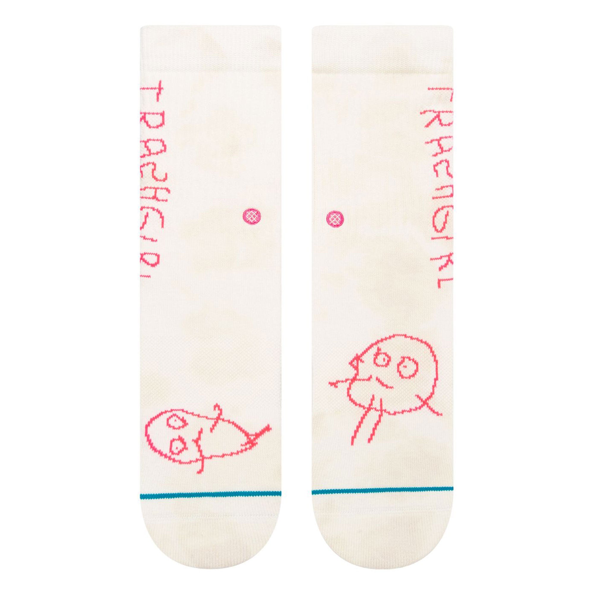 Stance Wmns Trashgirl Socks Off White Socks Material | Overkill
