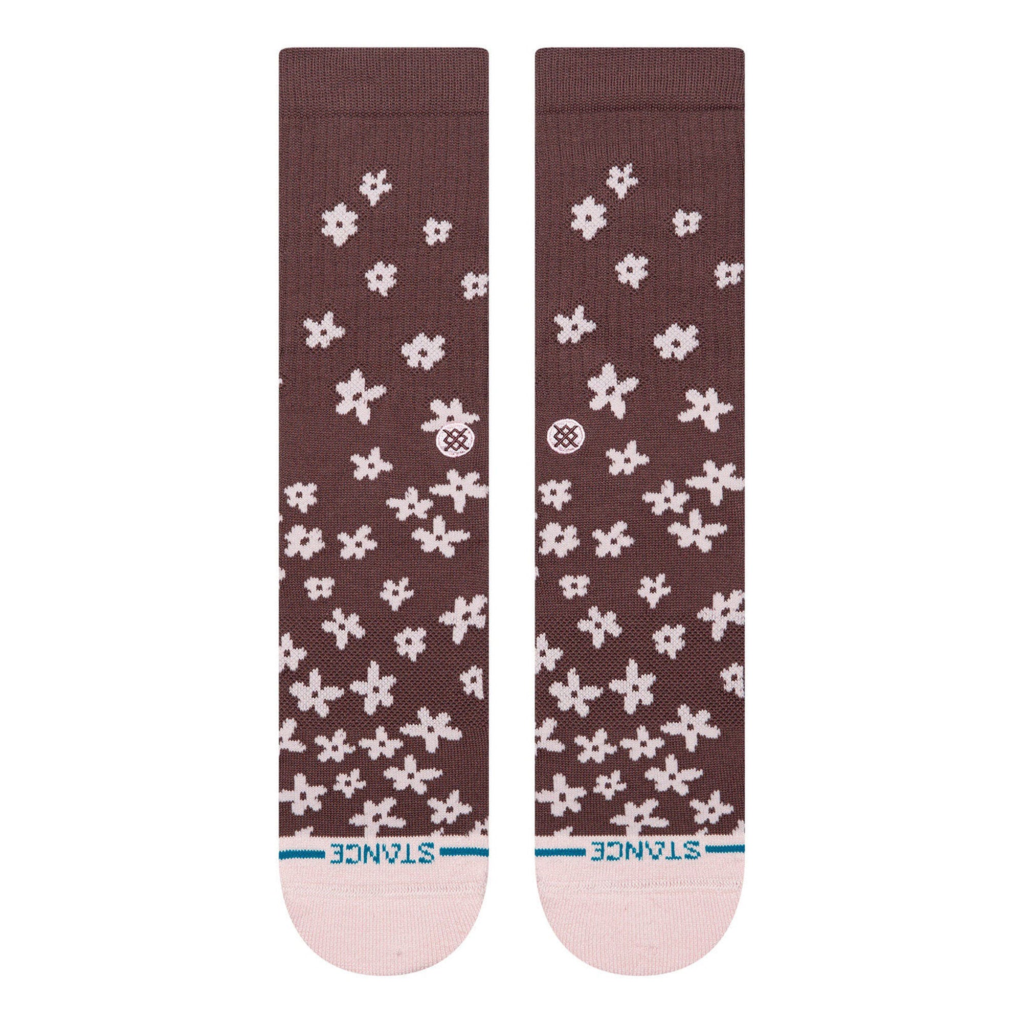 Stance Wmns Floral Dreams Crew Socks Brown Socks W556C26FLO-BRN Detailfoto | Overkill