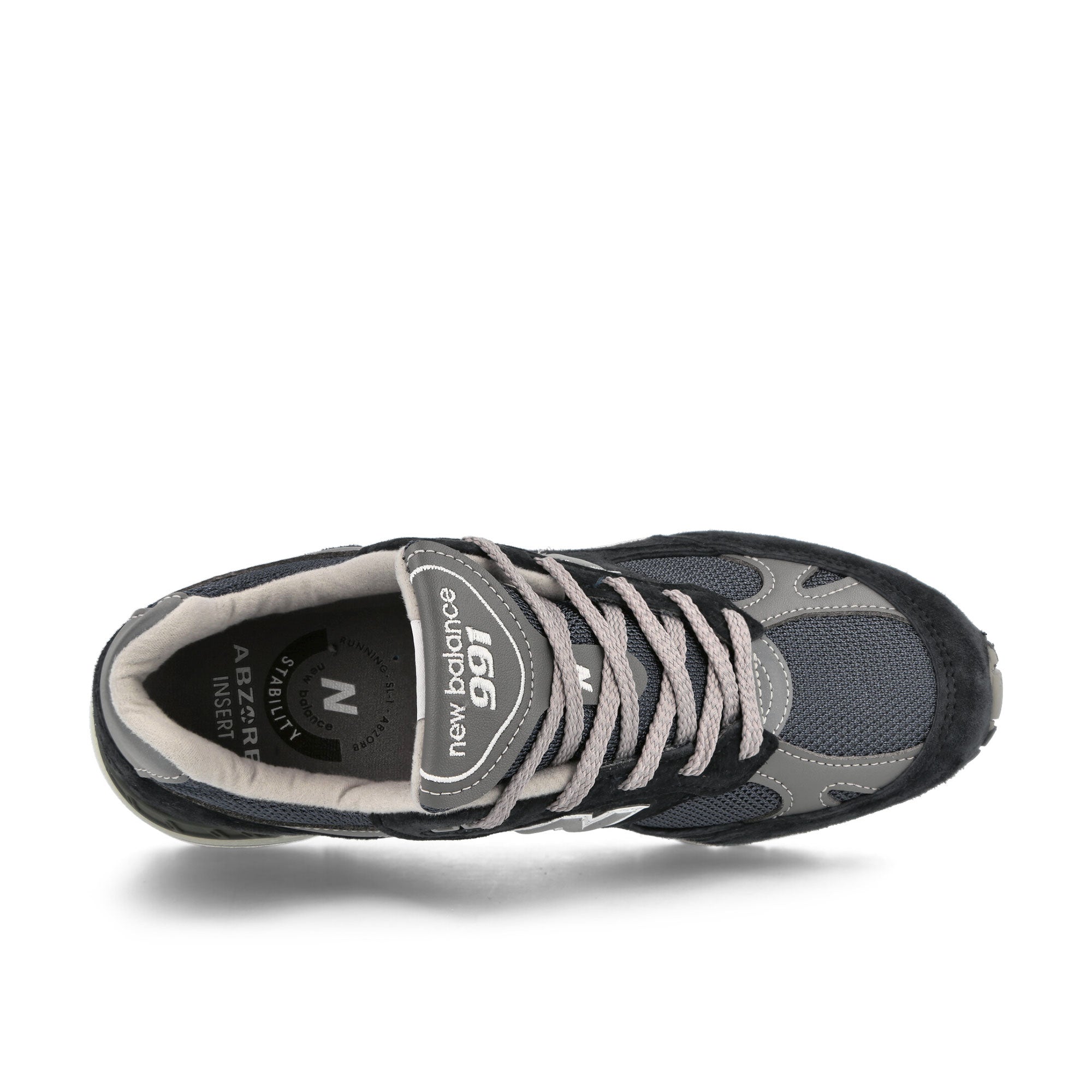 New Balance W991NV Navy Sneakers Detailfoto | Overkill