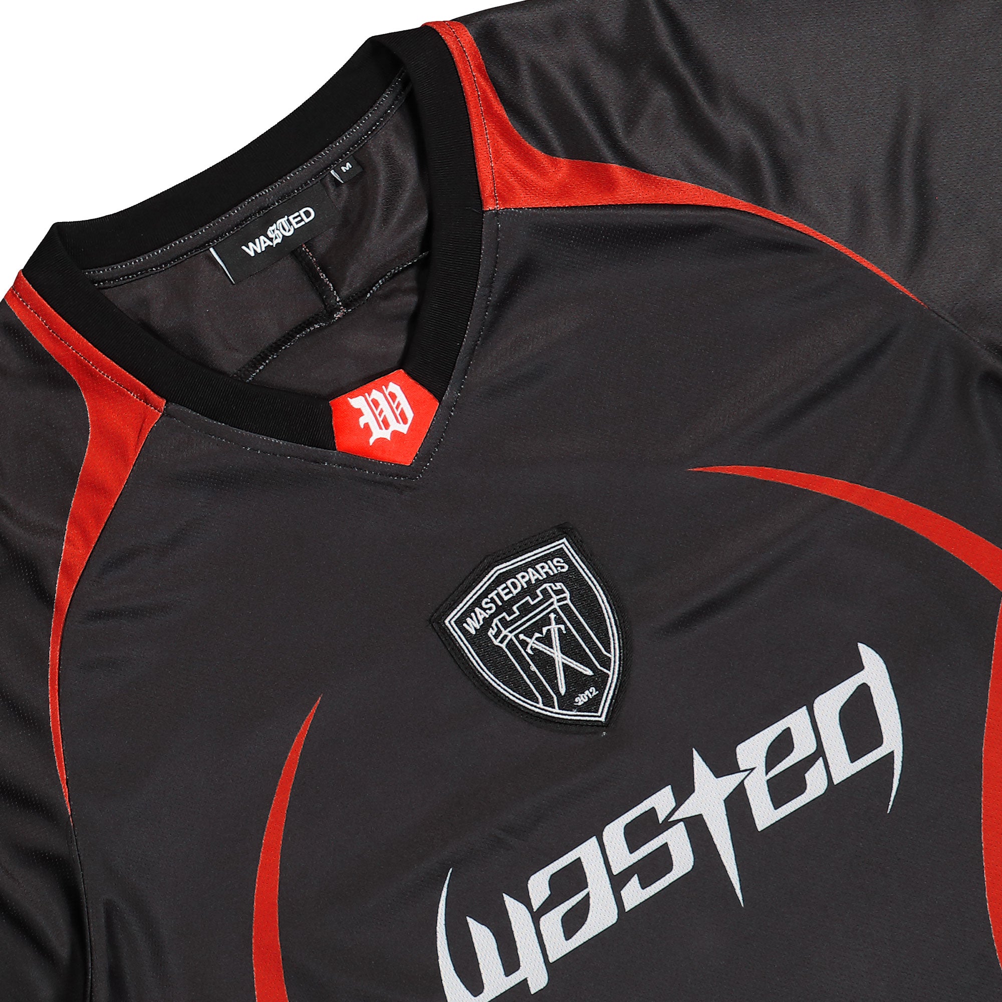 Wasted Paris Blade Football Jersey Age T-Shirt Black T-Shirts Close-up | Overkill