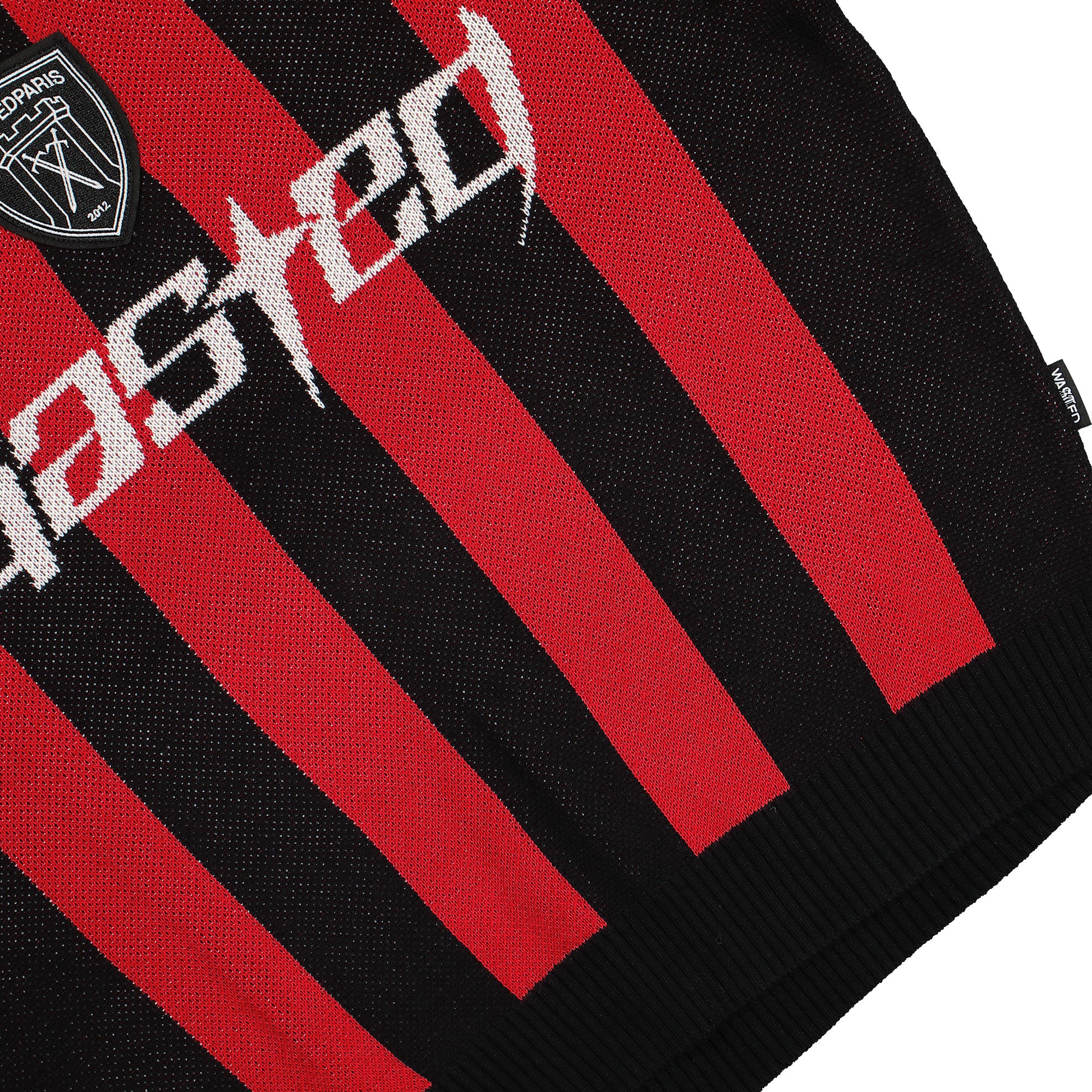 Wasted Paris Blade Sweater Black Fire Red Sweatshirts Detailfoto | Overkill