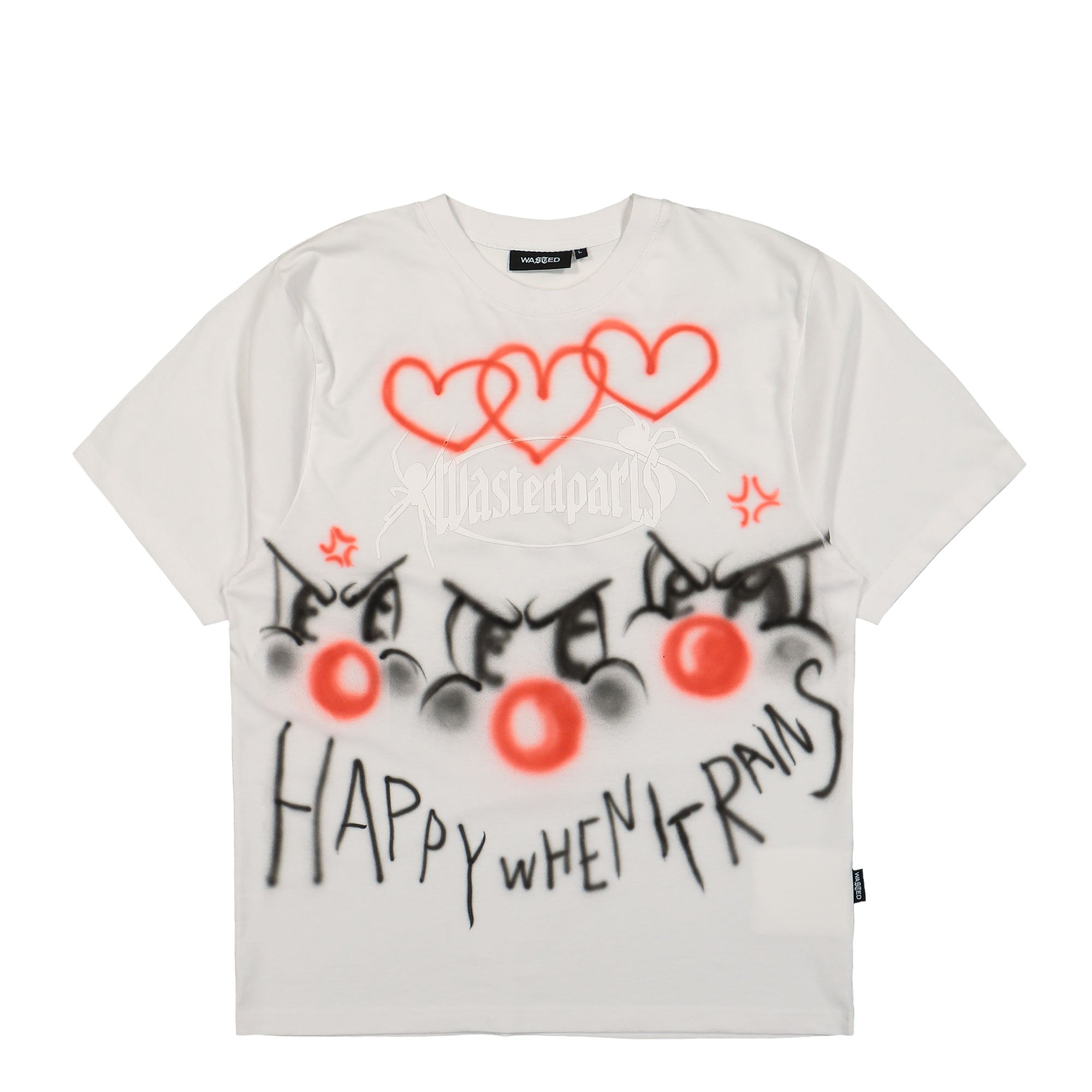 Wasted Paris Boiler Reset T-Shirt White T-Shirts WPBRTSW / White | Overkill