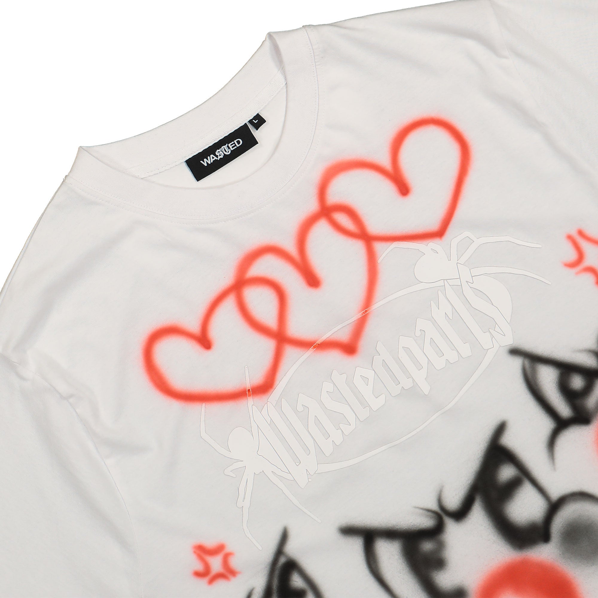 Wasted Paris Boiler Reset T-Shirt White T-Shirts Close-up | Overkill