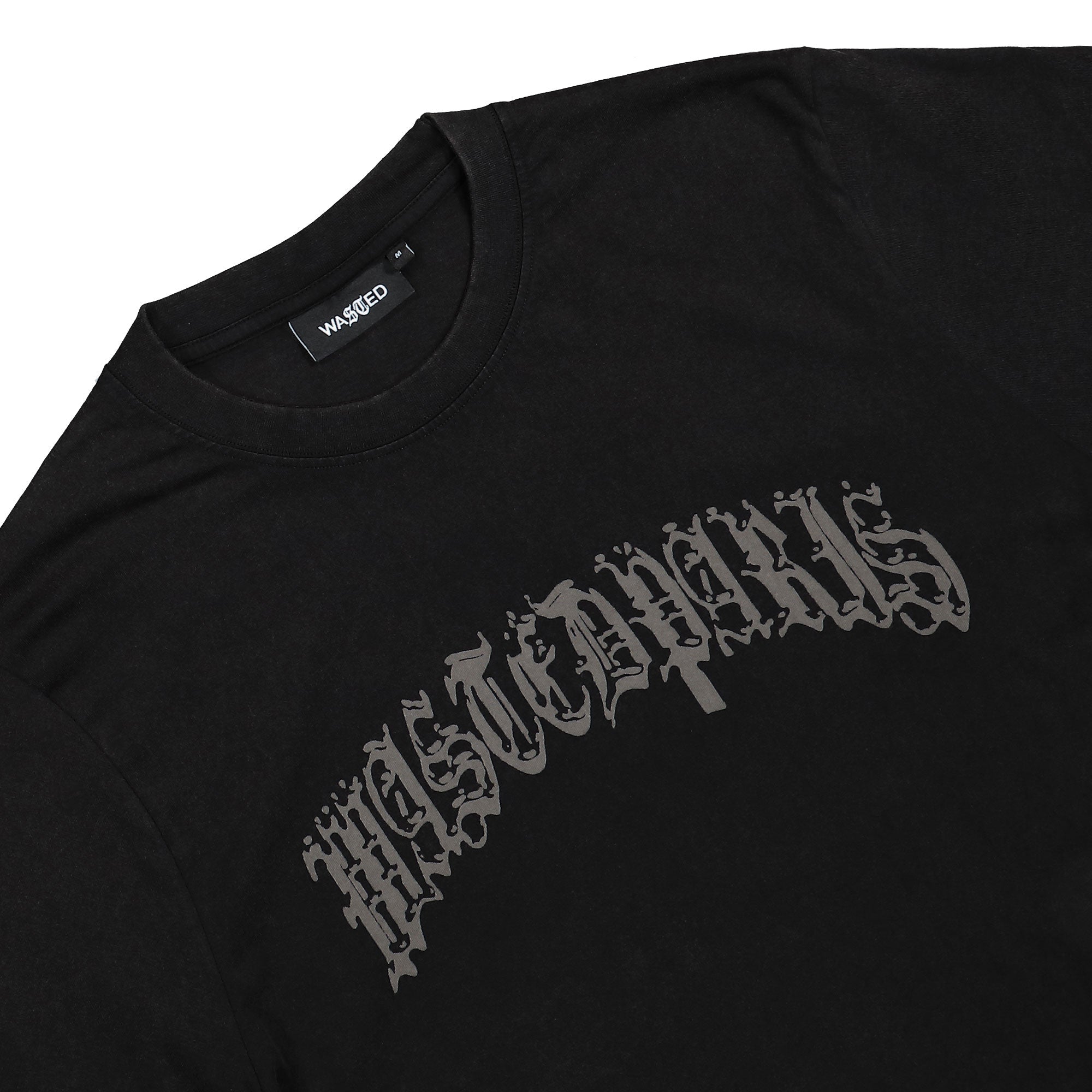 Wasted Paris Chrome Longsleeve Faded Black / Black Longsleeves Close-up | Overkill