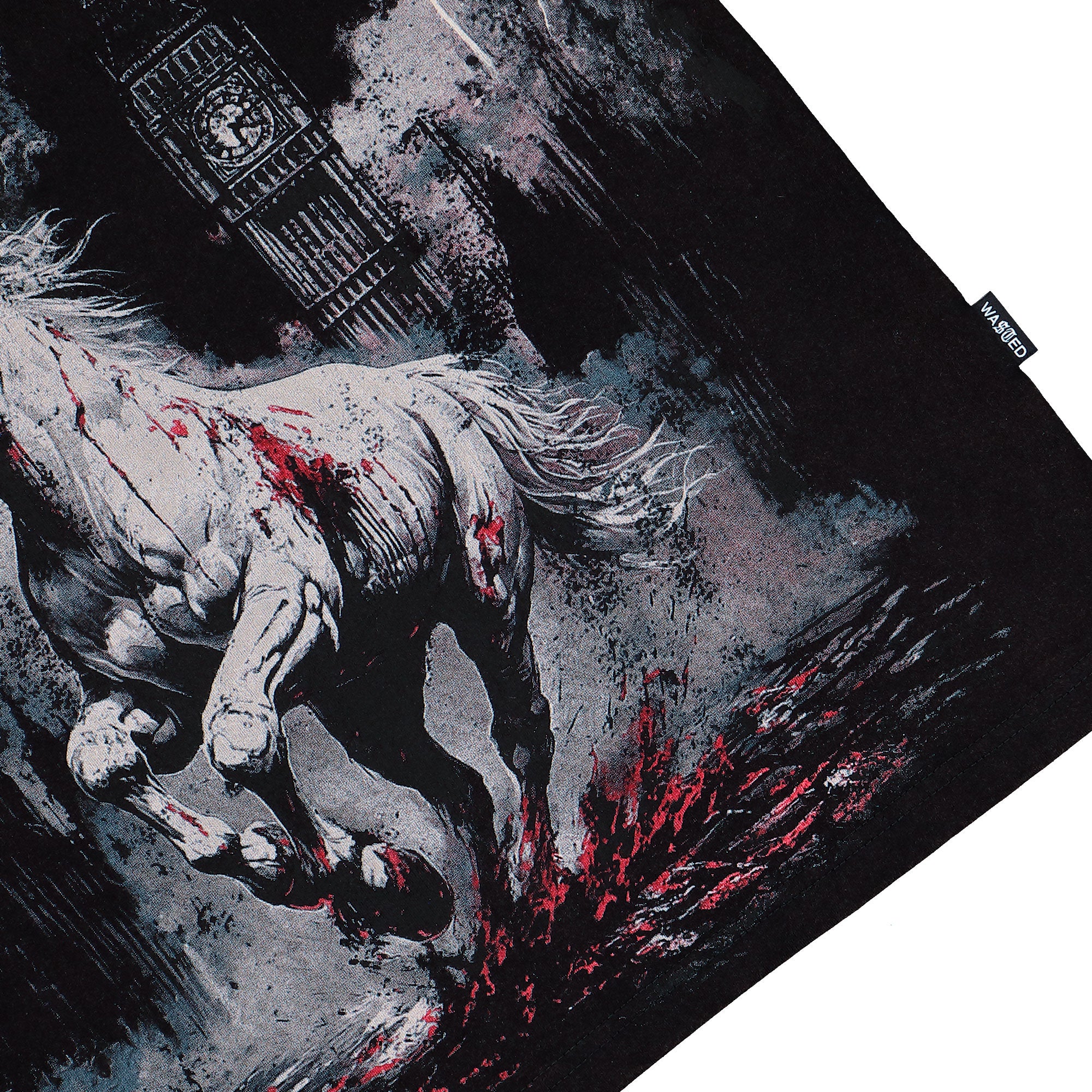 Wasted Paris Defy Boxy T-Shirt Black T-Shirts 175548 Detail View 1 | Overkill