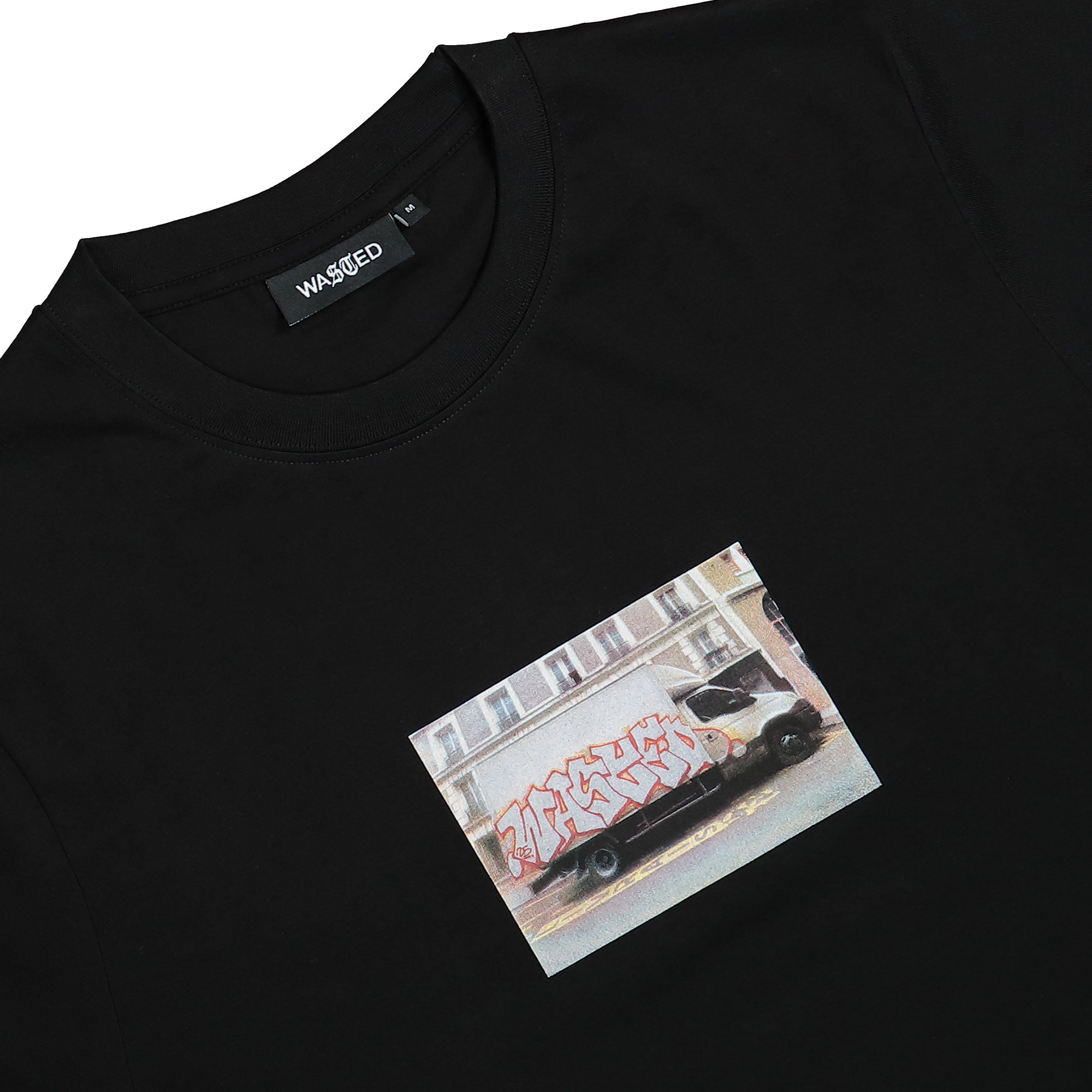 Wasted Paris Dumper T-Shirt Black T-Shirts Close-up | Overkill