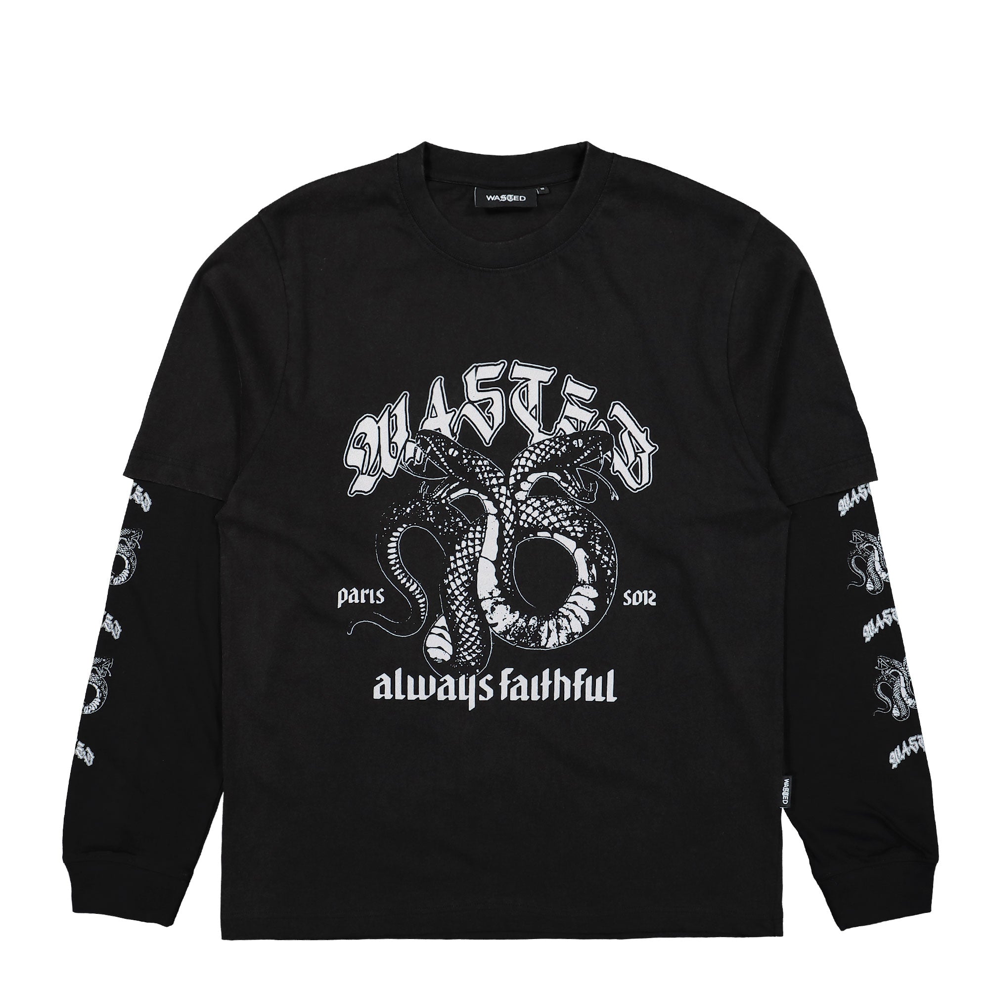 Wasted Paris Lethal Longsleeve Faded Black / Black Longsleeves 170028 | Overkill
