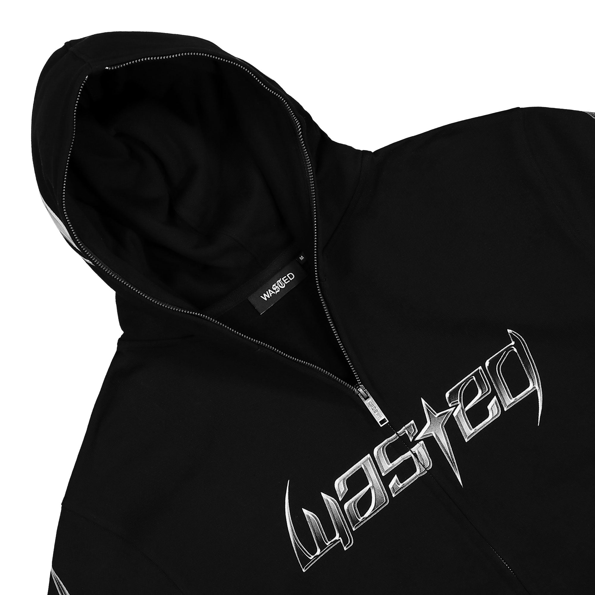 Wasted Paris Metal Blade Hoodie Black T-Shirts Close-up | Overkill