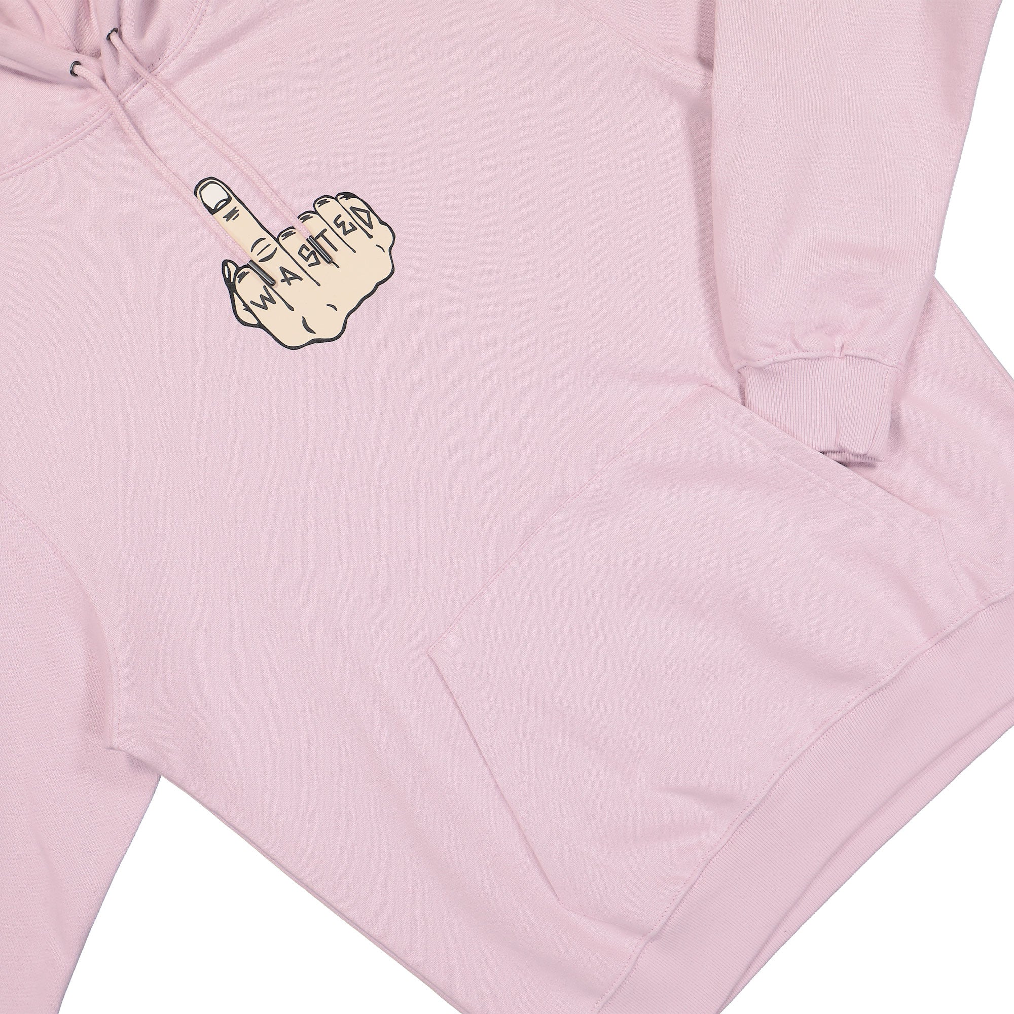 Wasted Paris Middle Hoodie Sour Pink Hoodies Detailfoto | Overkill