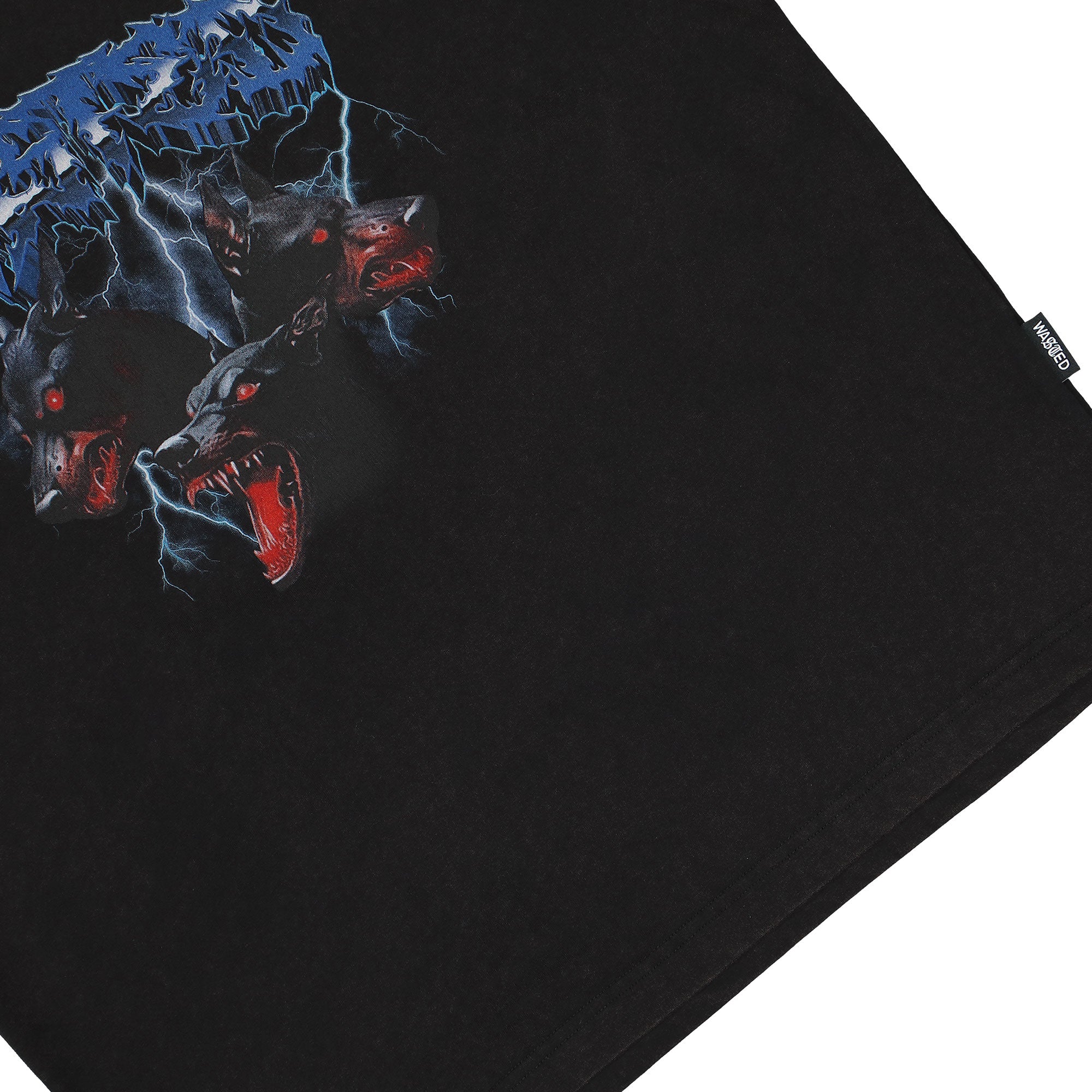 Wasted Paris Orthos T-Shirt Faded Black T-Shirts Detailfoto | Overkill