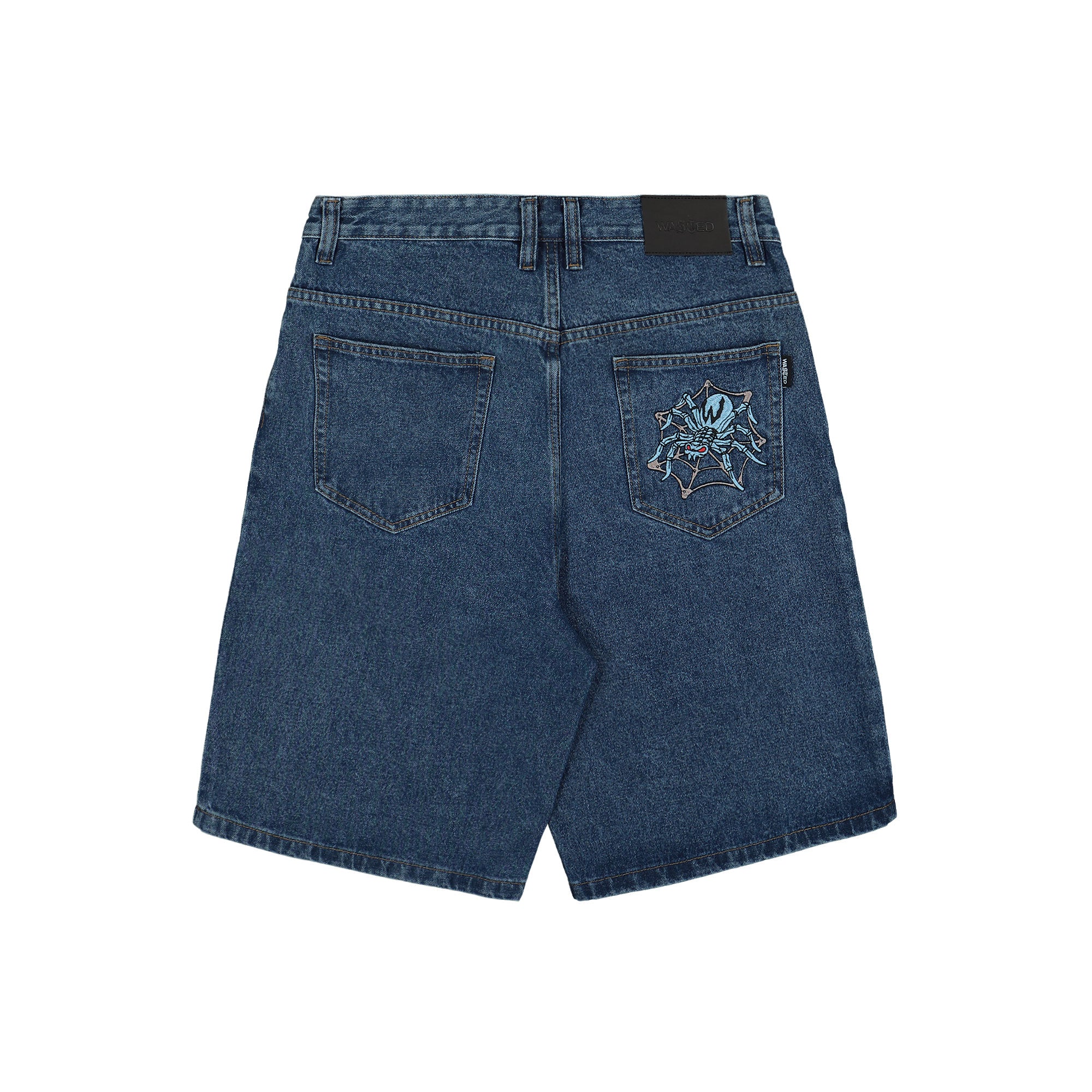 Wasted Paris Prey Casper Shorts Washed Blue Shorts Material | Overkill
