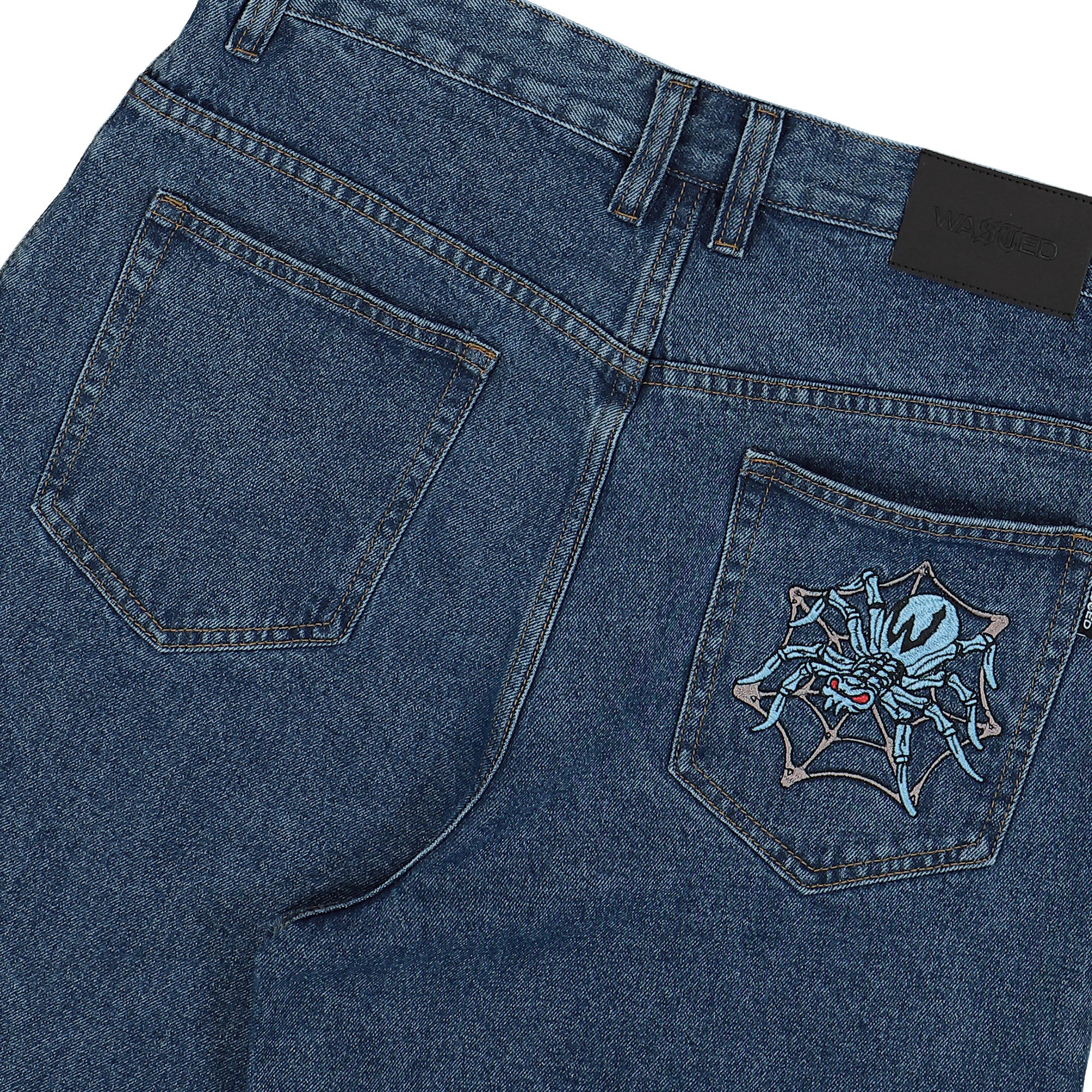 Wasted Paris Prey Casper Shorts Washed Blue Shorts Detail view 1 | Overkill