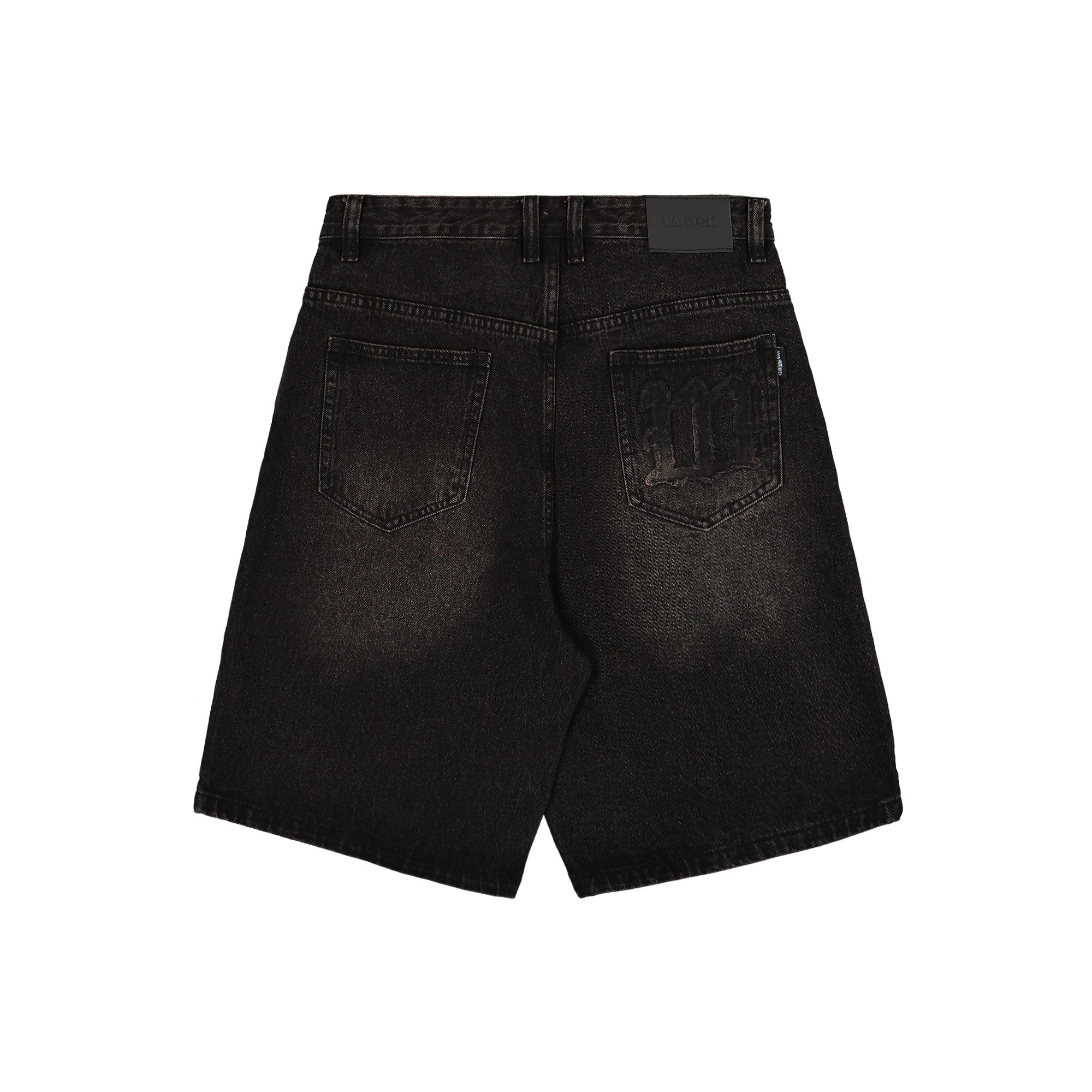 Wasted Paris Sandblast Casper Short Faded Black Shorts Material | Overkill
