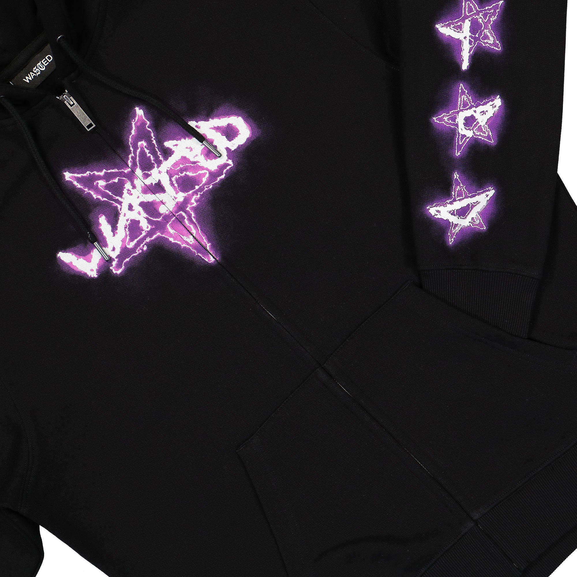 Wasted Paris Surt Zip-Hoodie Black Hoodies Detailfoto | Overkill