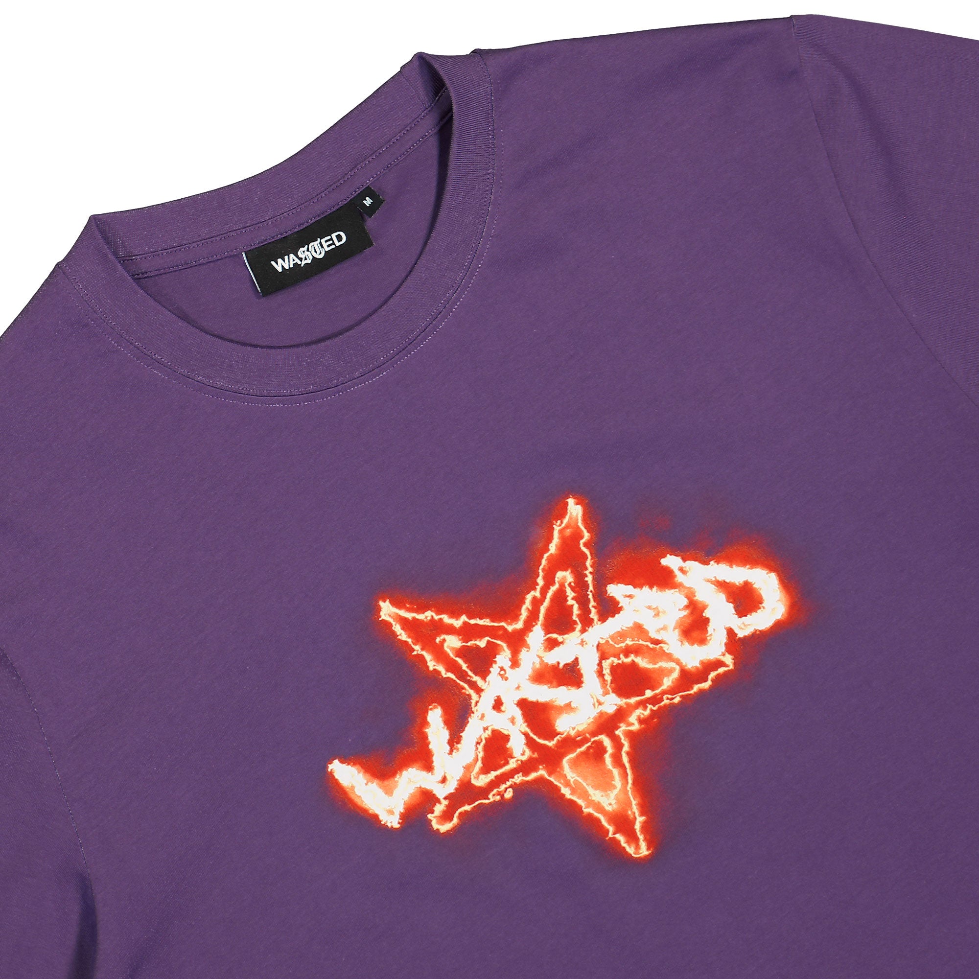 Wasted Paris Surt T-Shirt Imperial Purple T-Shirts Close-up | Overkill