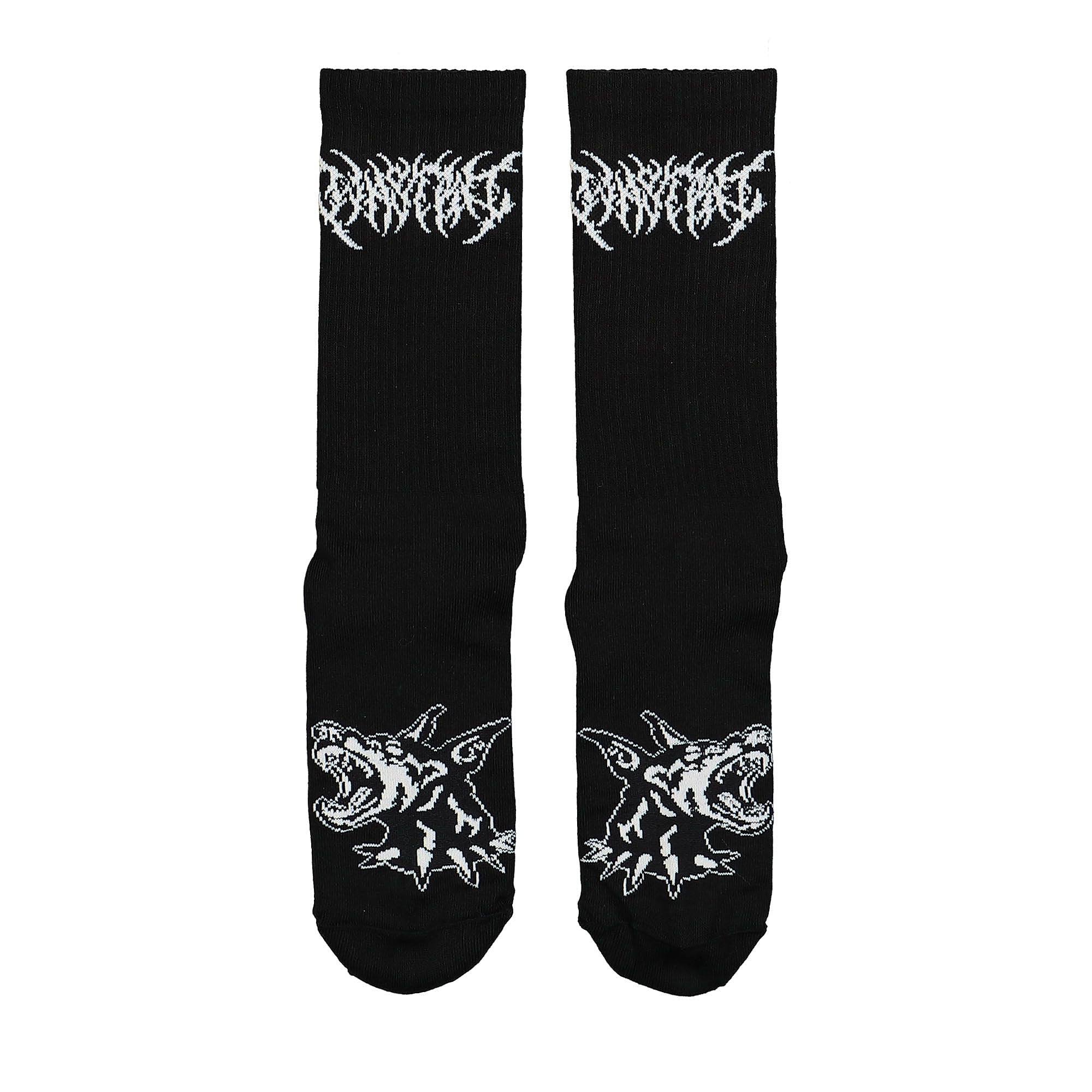 Wasted Paris Blitz Socks Black Socks Close-up | Overkill