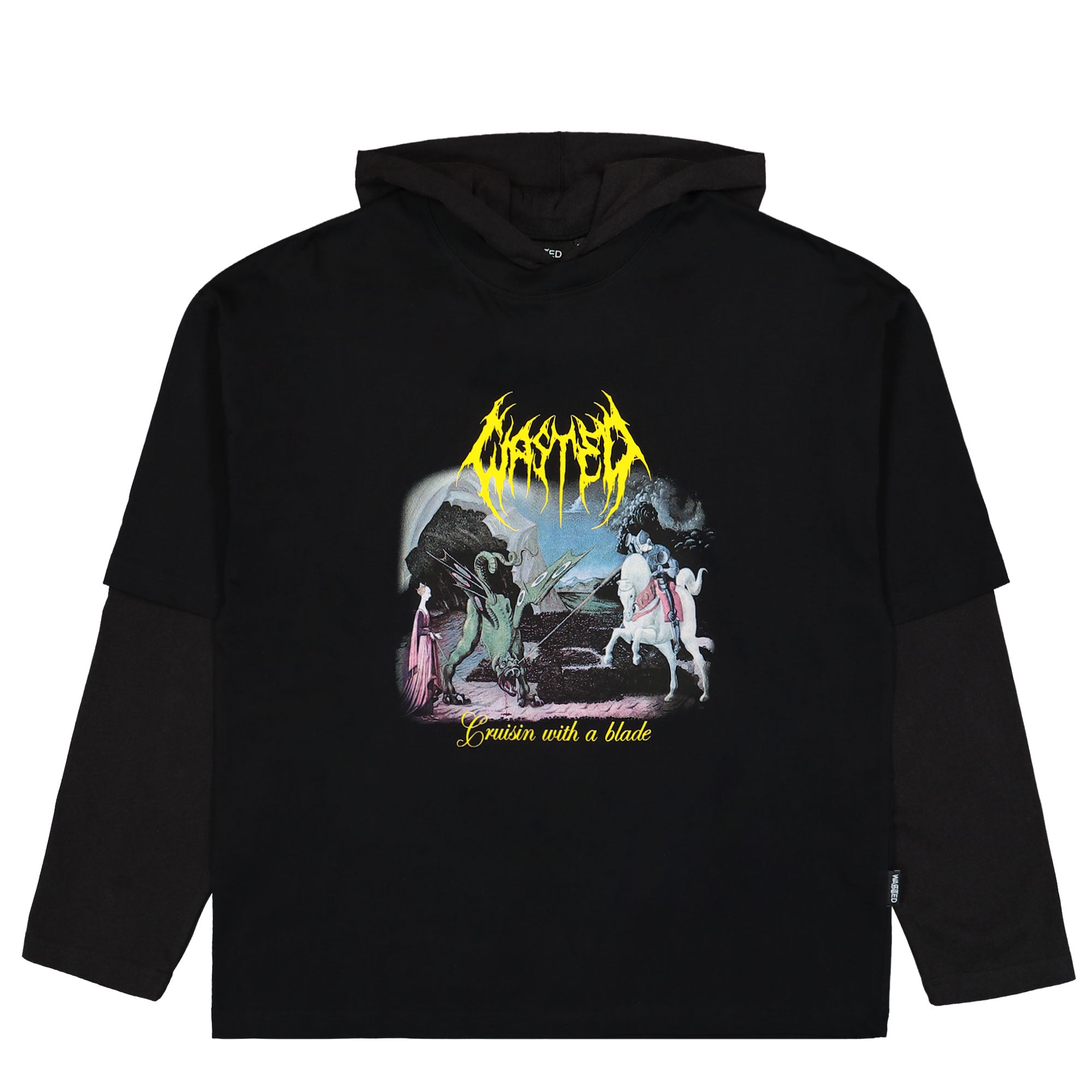 Wasted Paris Tale Age Hoodie Black Hoodies 172390 | Overkill