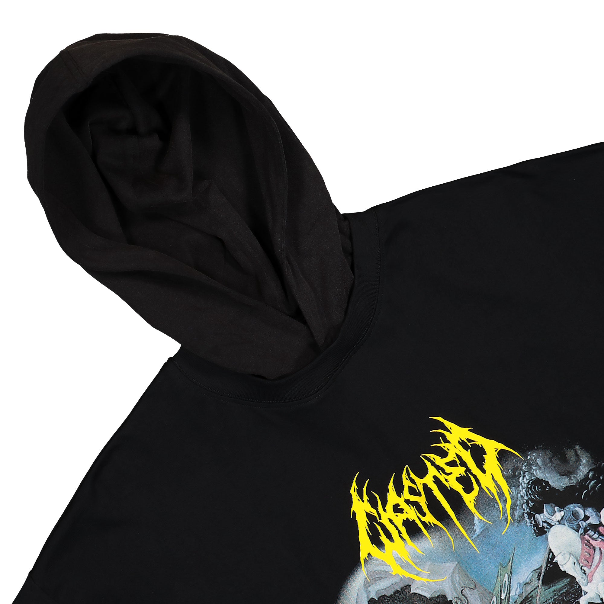 Wasted Paris Tale Age Hoodie Black Hoodies Close-up | Overkill