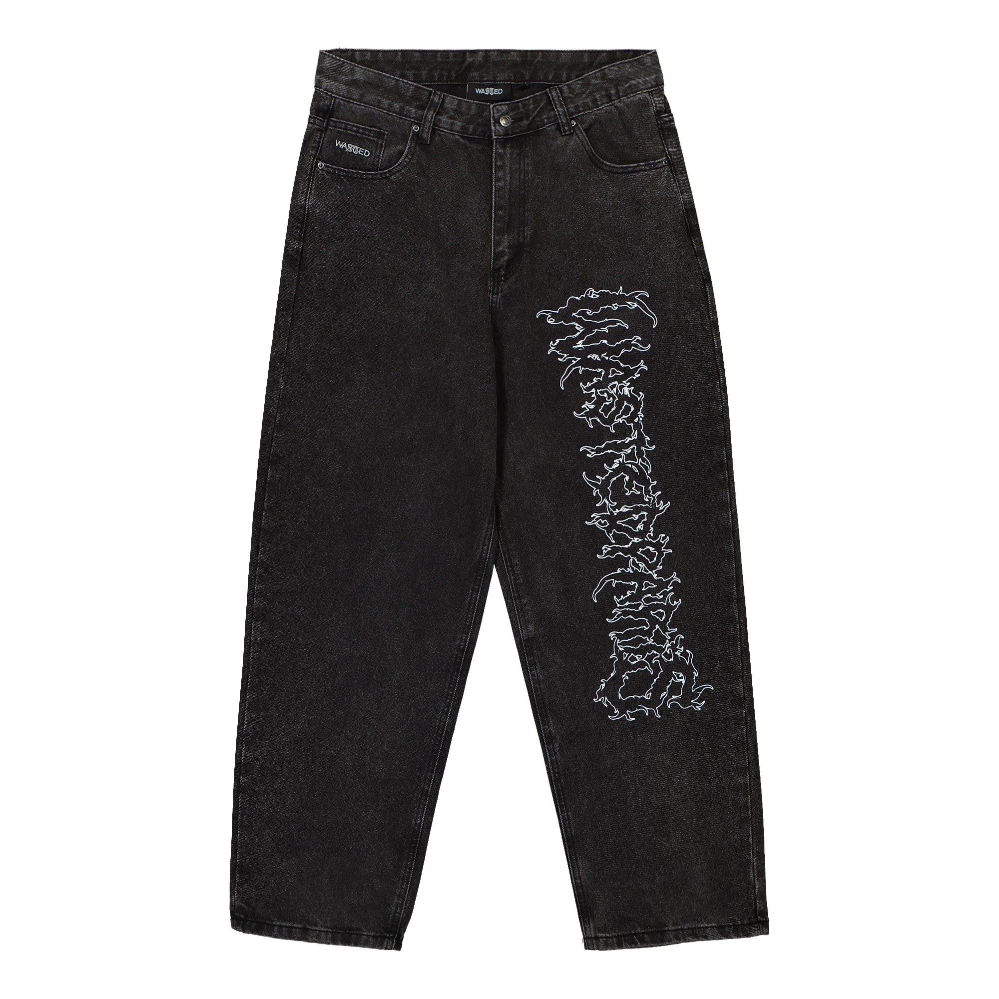 Wasted Paris Varg Casper Pants Faded Black Jeans 172314 | Overkill