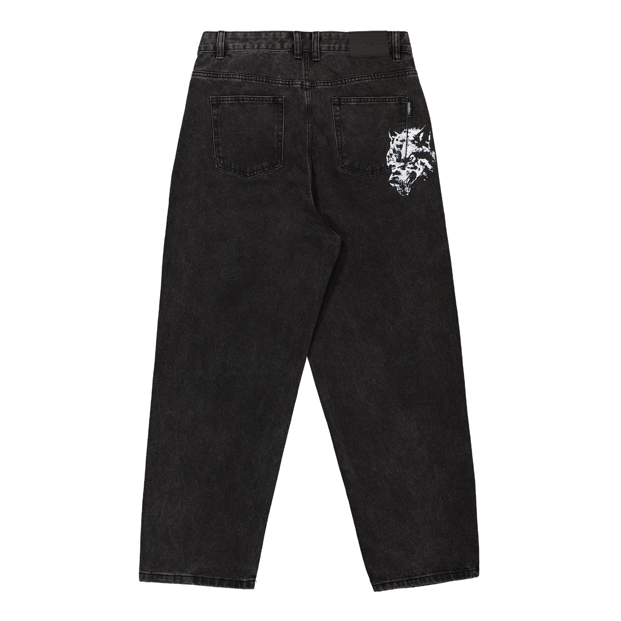 Wasted Paris Varg Casper Pants Faded Black Jeans Material | Overkill