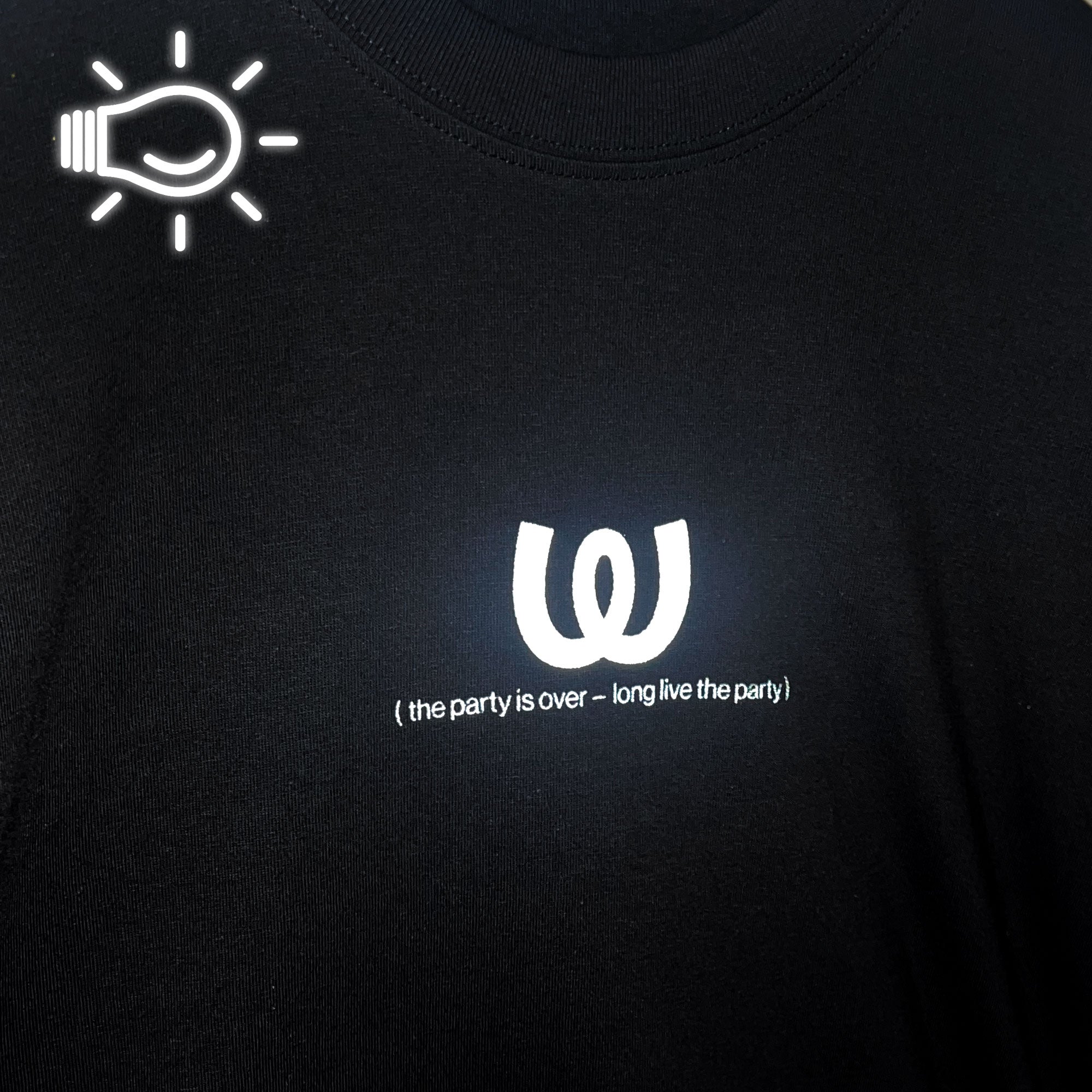 Watergate Farewell Watergate Waterfloor Reflective Limited Raver Edition T-Shirt Black / Reflective T-Shirts Detail view 1 | Overkill