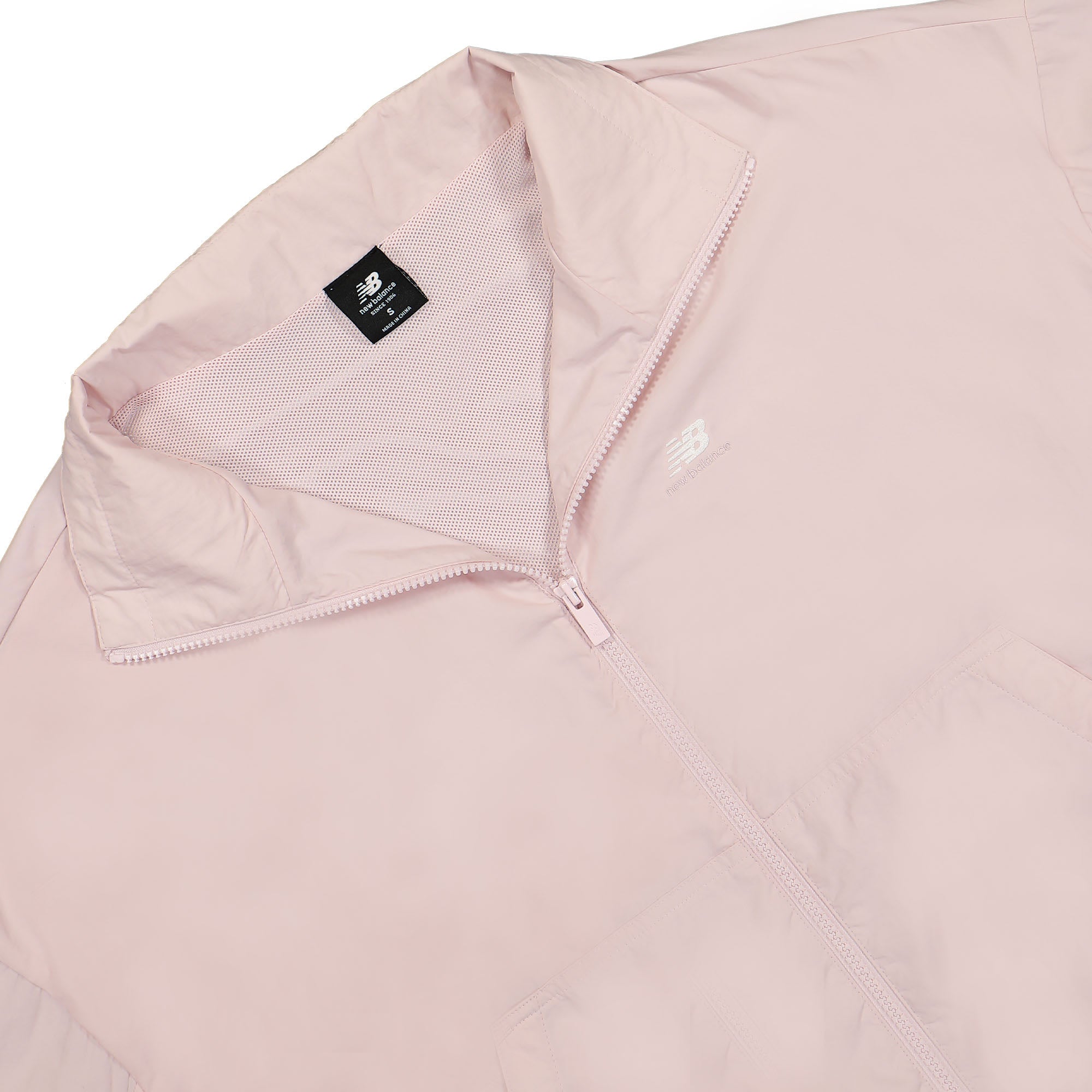 New Balance Athletics Remastered Woven Jacket Stone Pink Track Jackets Close-up | Overkill