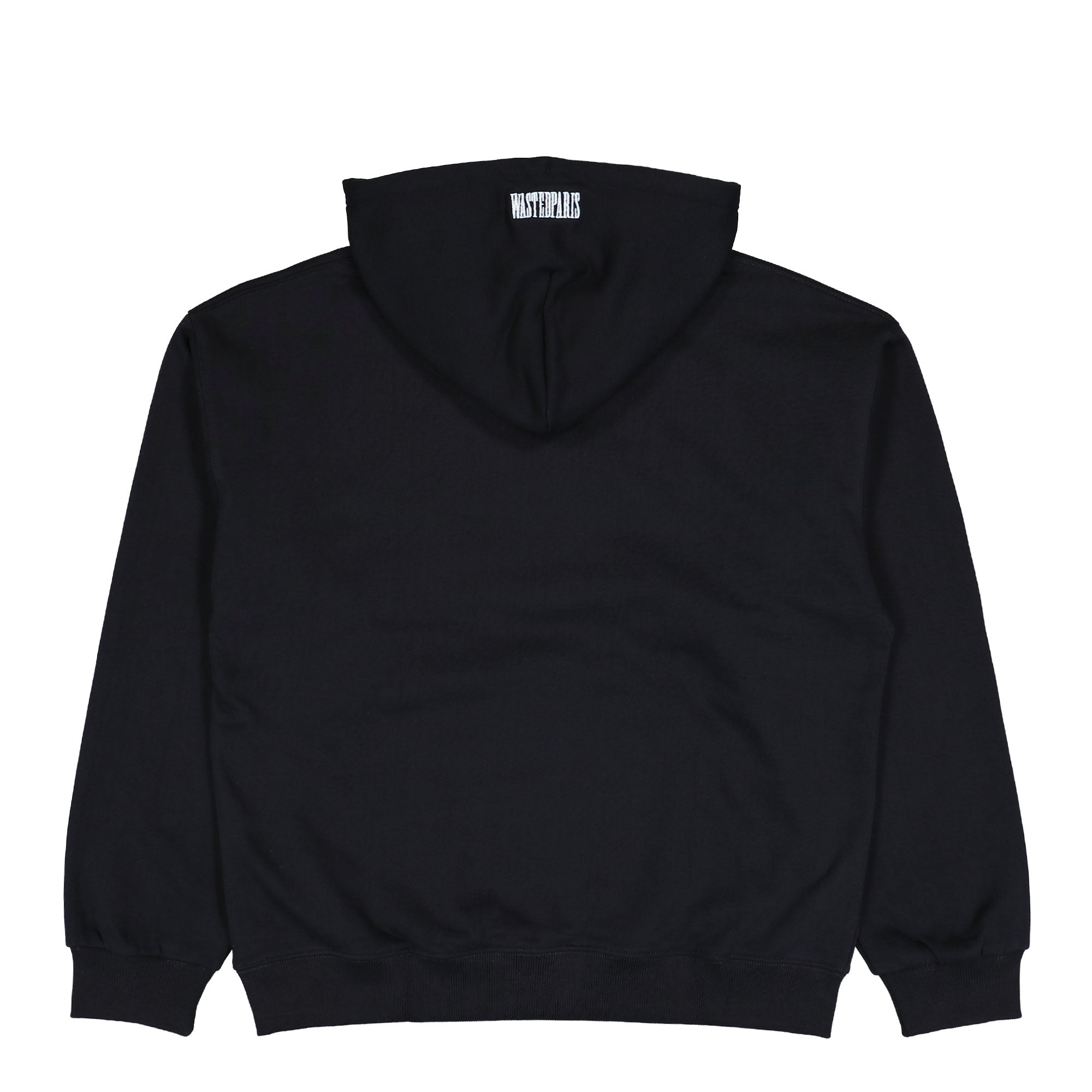 Wasted Paris Crest Hoodie Black Hoodie 175405 Close-up | Overkill
