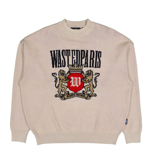 Wasted Paris Crest Sweatshirt Sahara Sweatshirt 175407 | Overkill