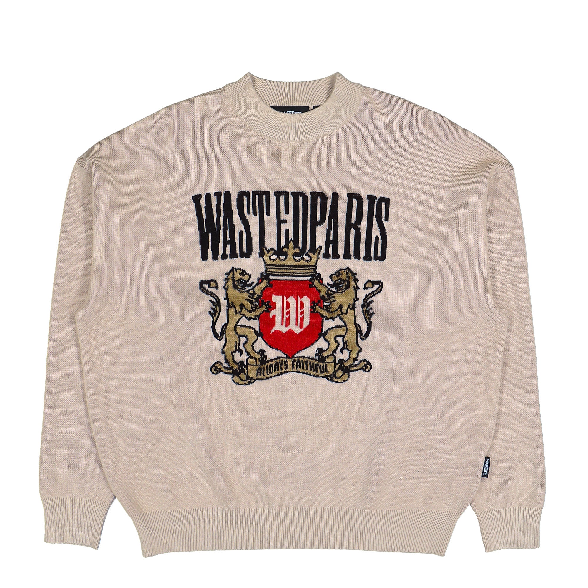 Wasted Paris Crest Sweatshirt Sahara Sweatshirt 175407 | Overkill