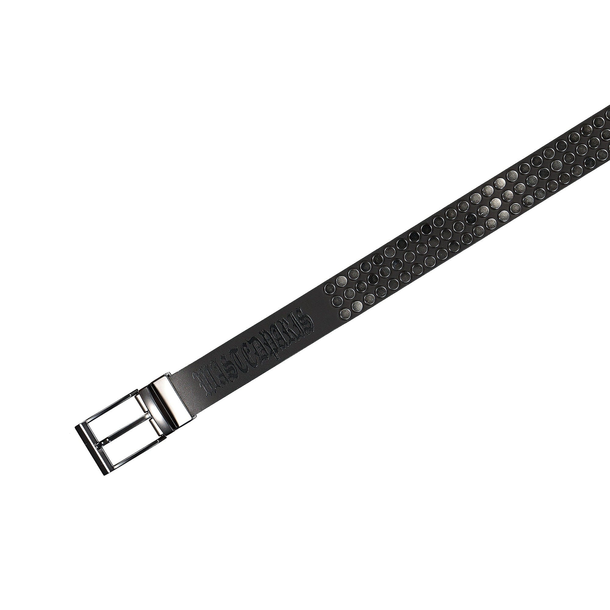 Wasted Paris Iron Studs Leather Belt Black Belts Detail view 1 | Overkill